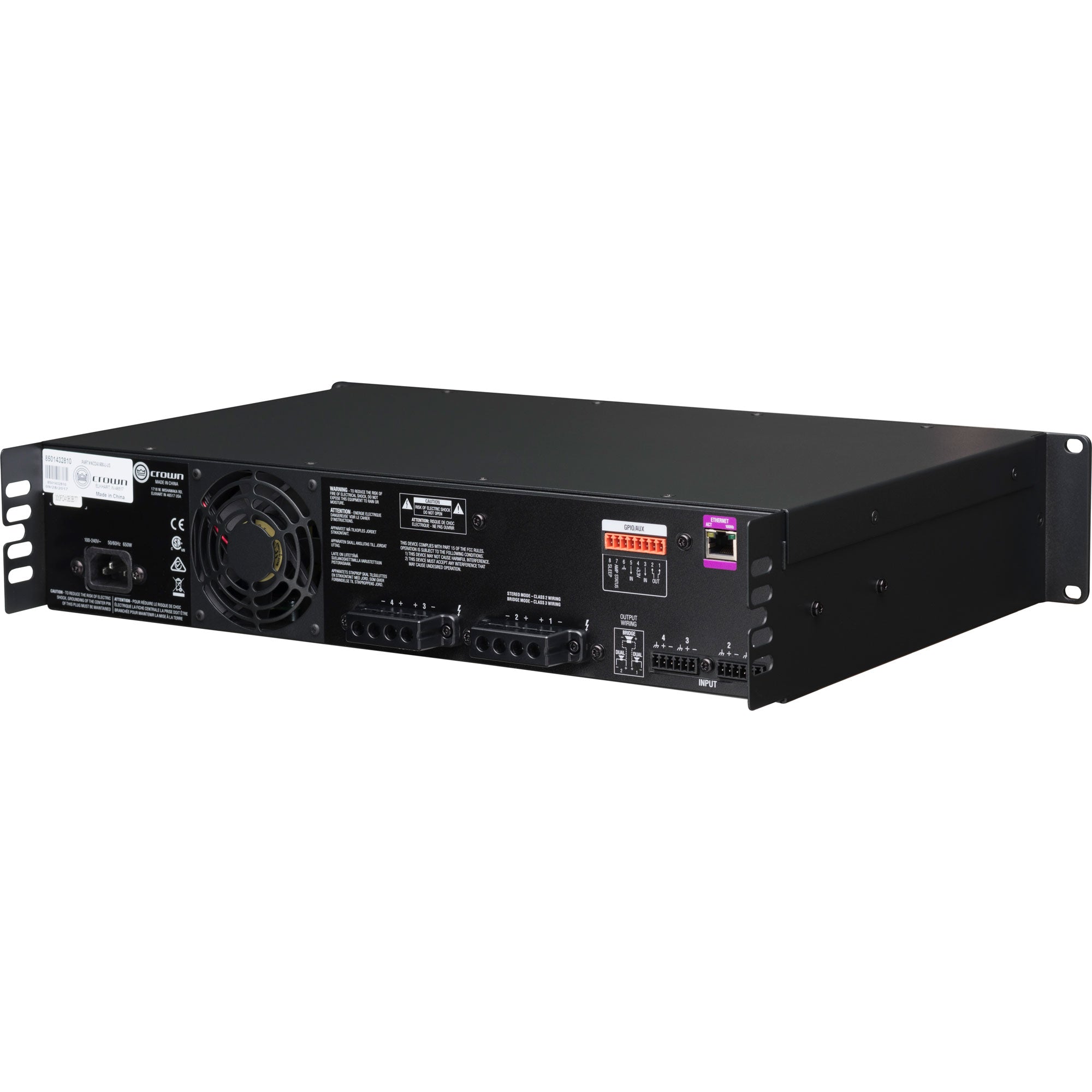 Crown CDi DriveCore 4|600 4-Channel Power Amplifier (600W)