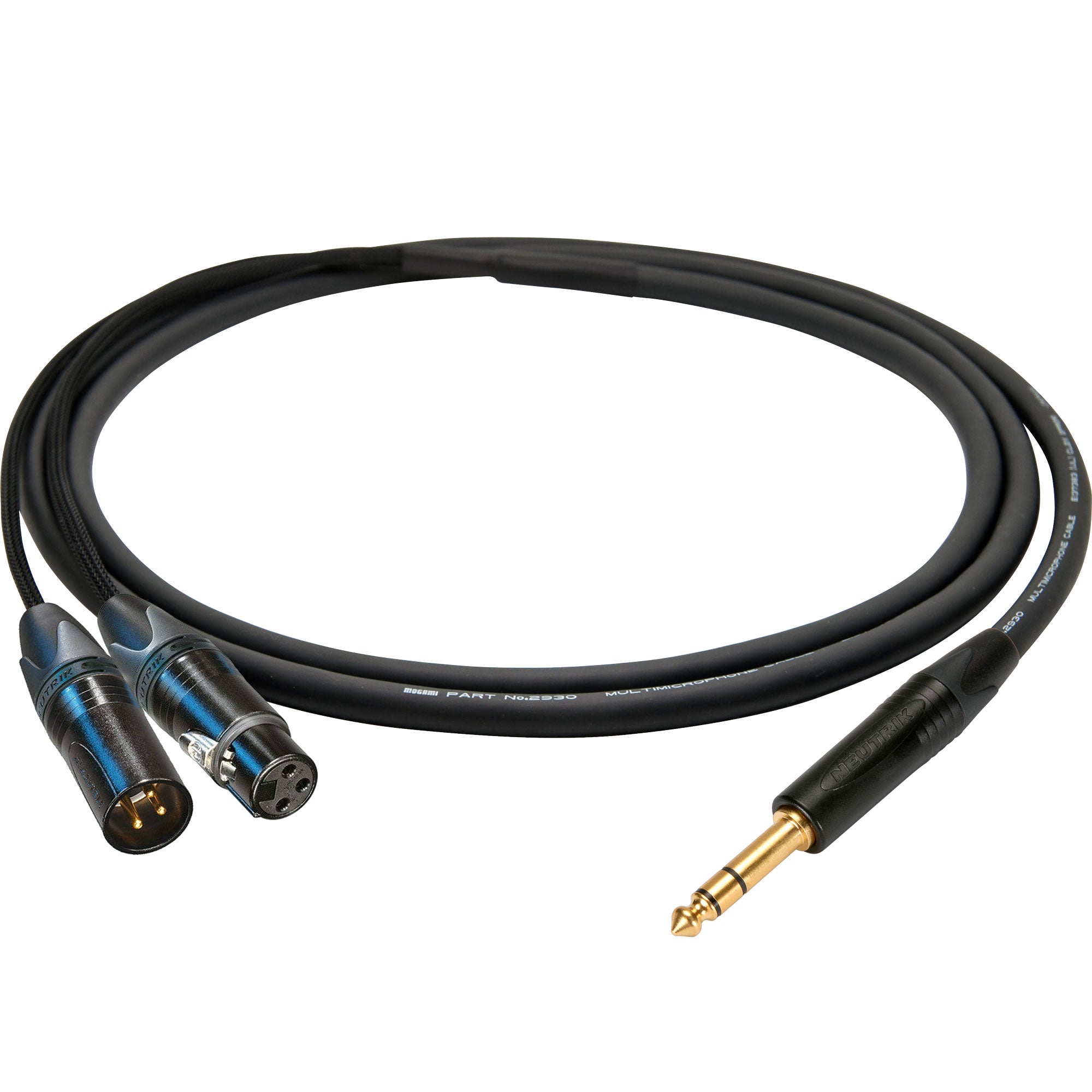 Custom Cables Insert Cable Made from Mogami W2930 & Neutrik Connectors