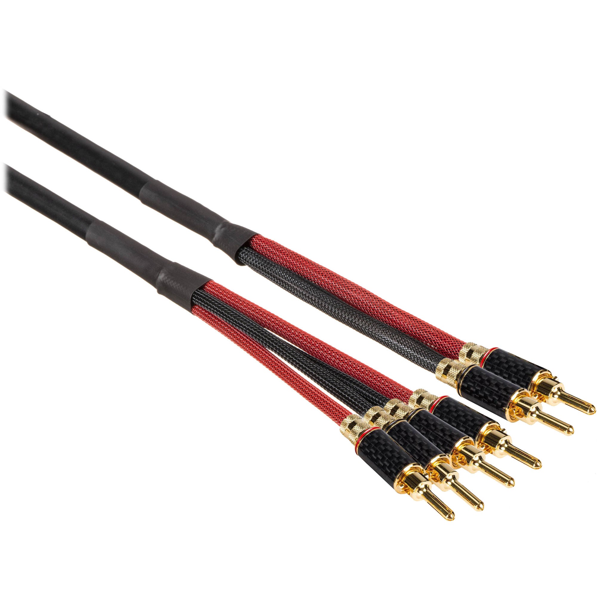 Custom Cables Bi-Wire Speaker Cable Made from Canare 4S8 Speaker Wire