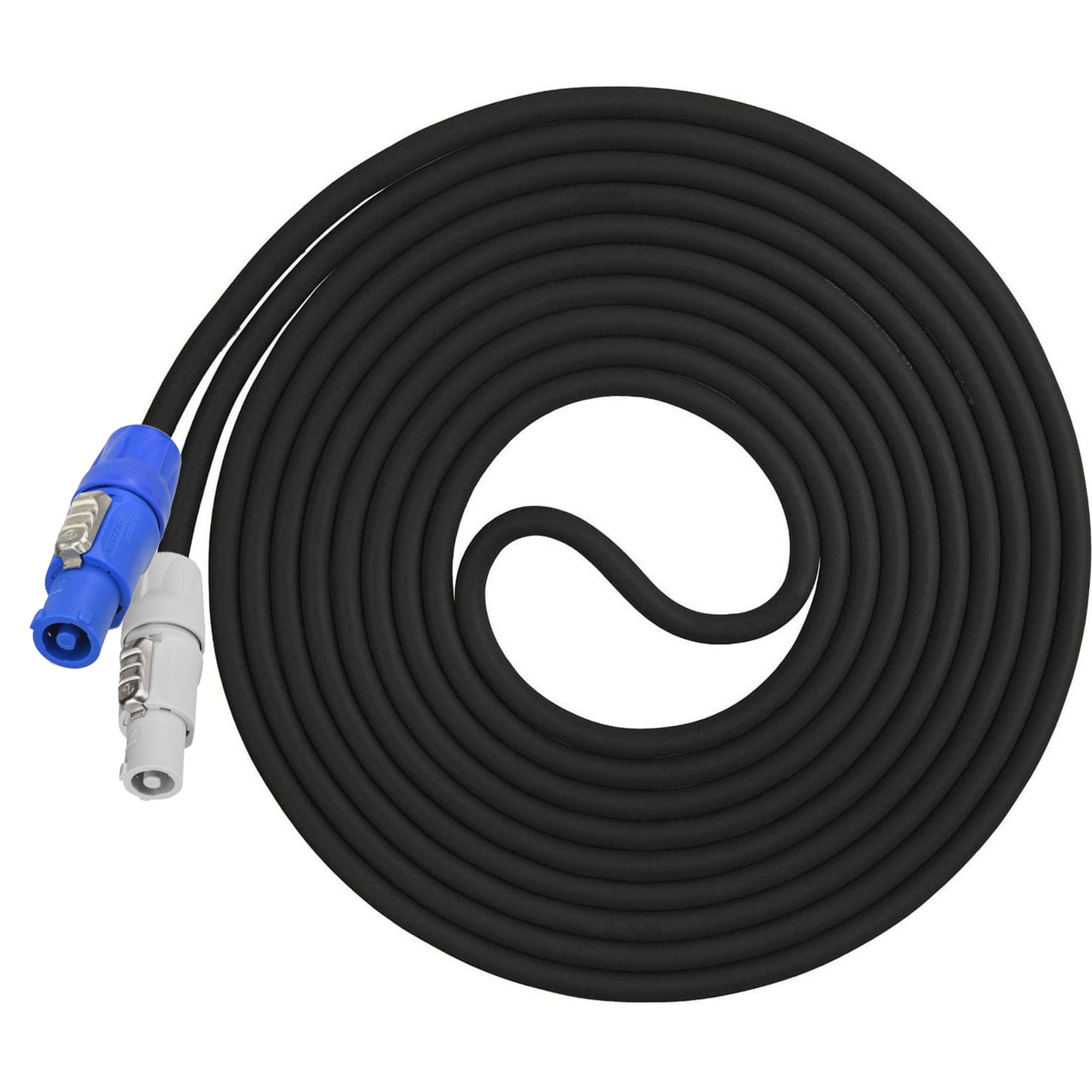 Custom Cables AC Power Cable Made from 14/3 SJOOW Electrical Power Wire & Premium Connectors