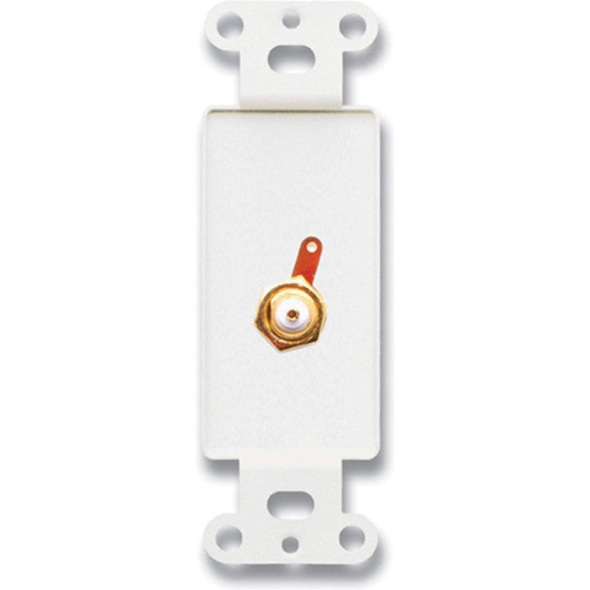 RDL DB-BNC Female BNC Jack on Decora Plate (Black)