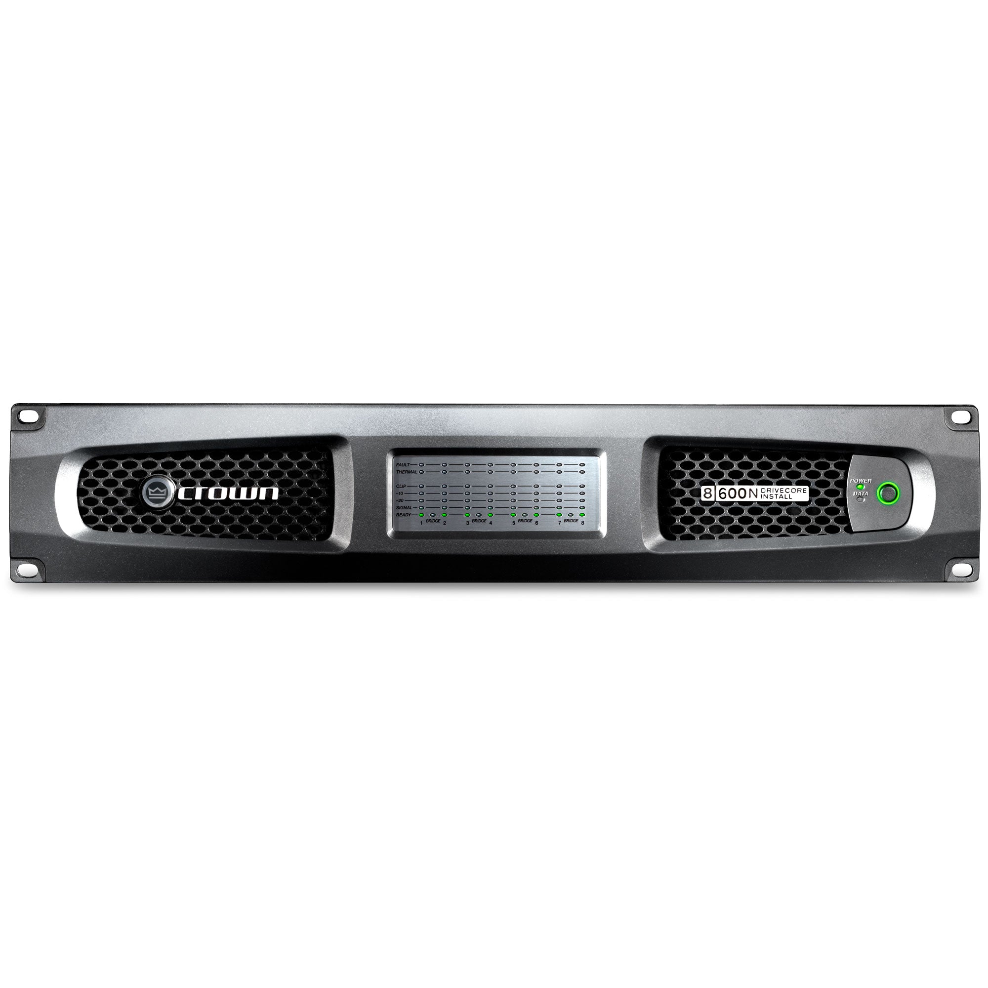 Crown DCi 8|600N DriveCore Install Network Series 8-Channel Power Amplifier with BLU Link (600W)
