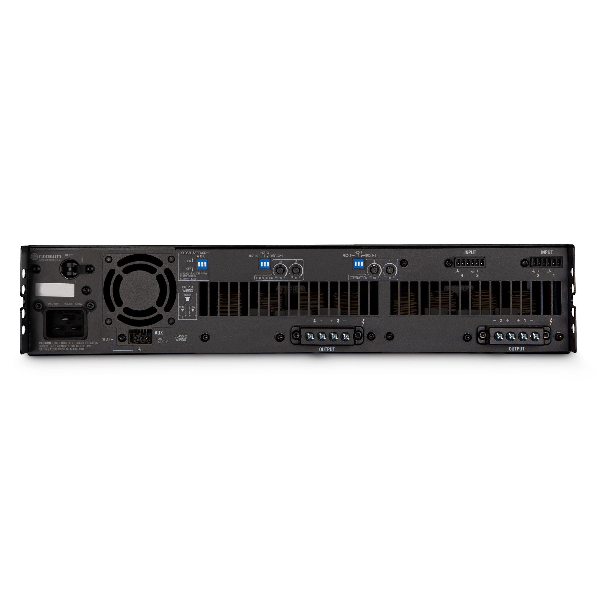Crown DCi 4|1250 DriveCore Install Analog Series 4-Channel Power Amplifier (1250W)