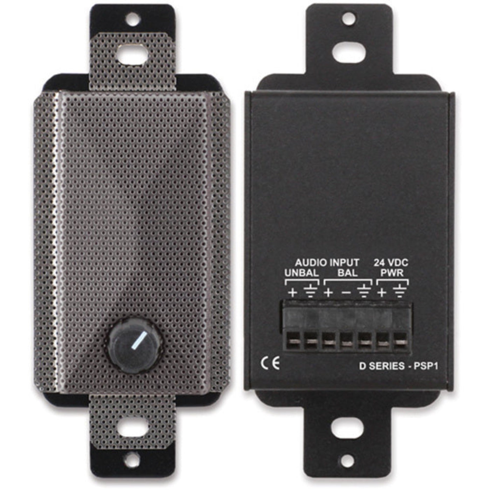 RDL DS-PSP1 Active Loudspeaker on Decora Plate (Stainless Steel)