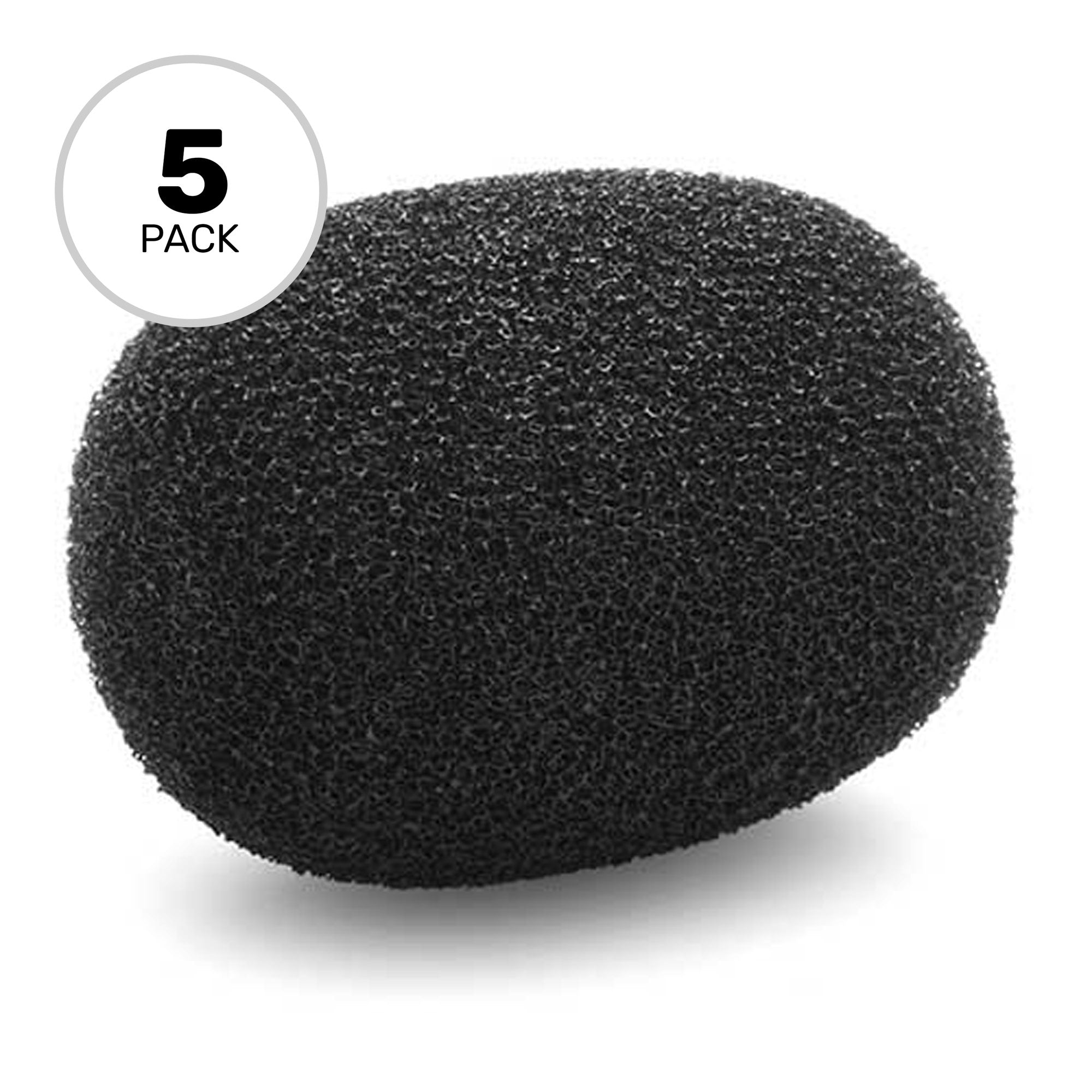 DPA DUA0560 Foam Windscreen for d:screet and d:fine, Black (5 Pack)