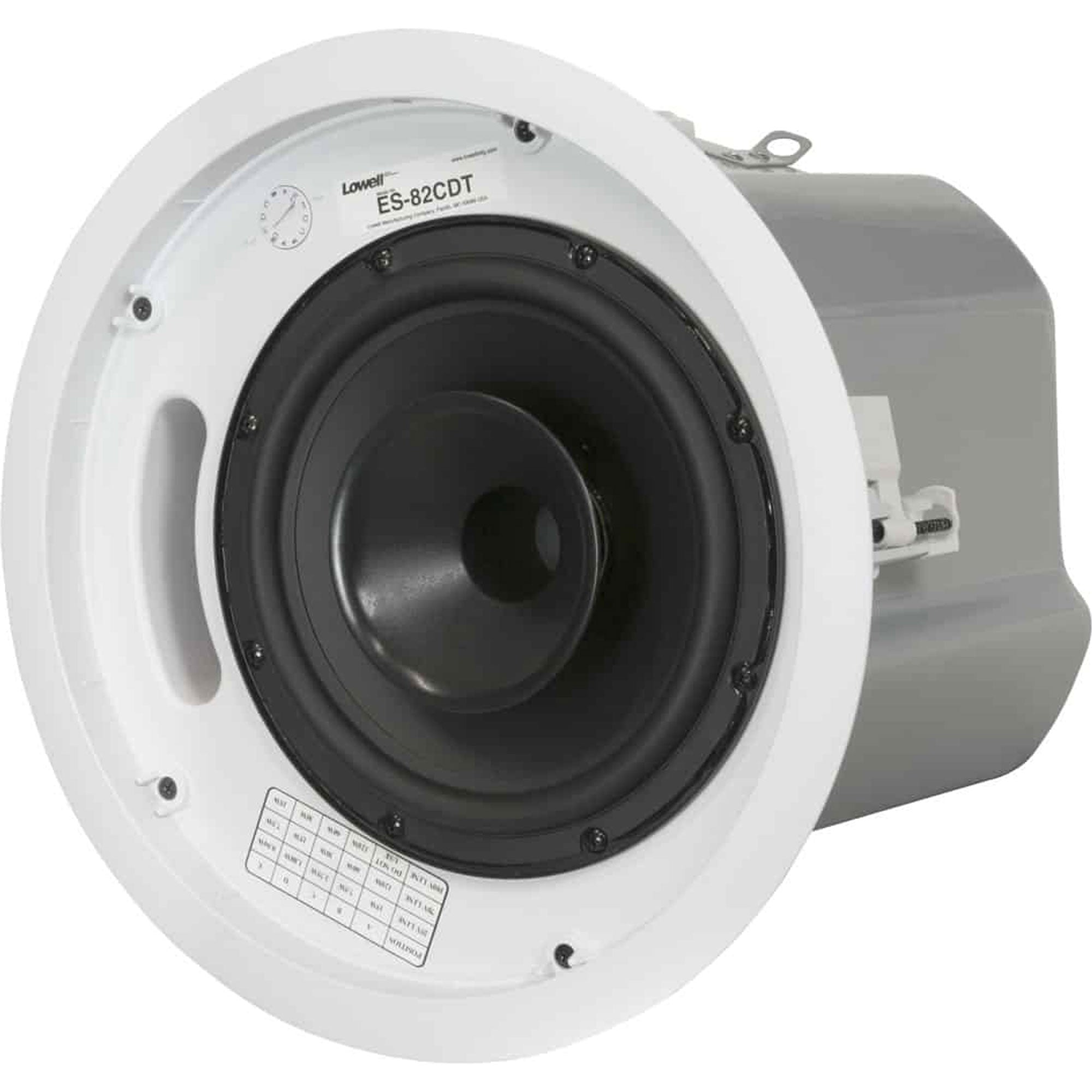 Lowell ES-82CDT In-Ceiling Coaxial Compression Speaker (8", 2 Pack)