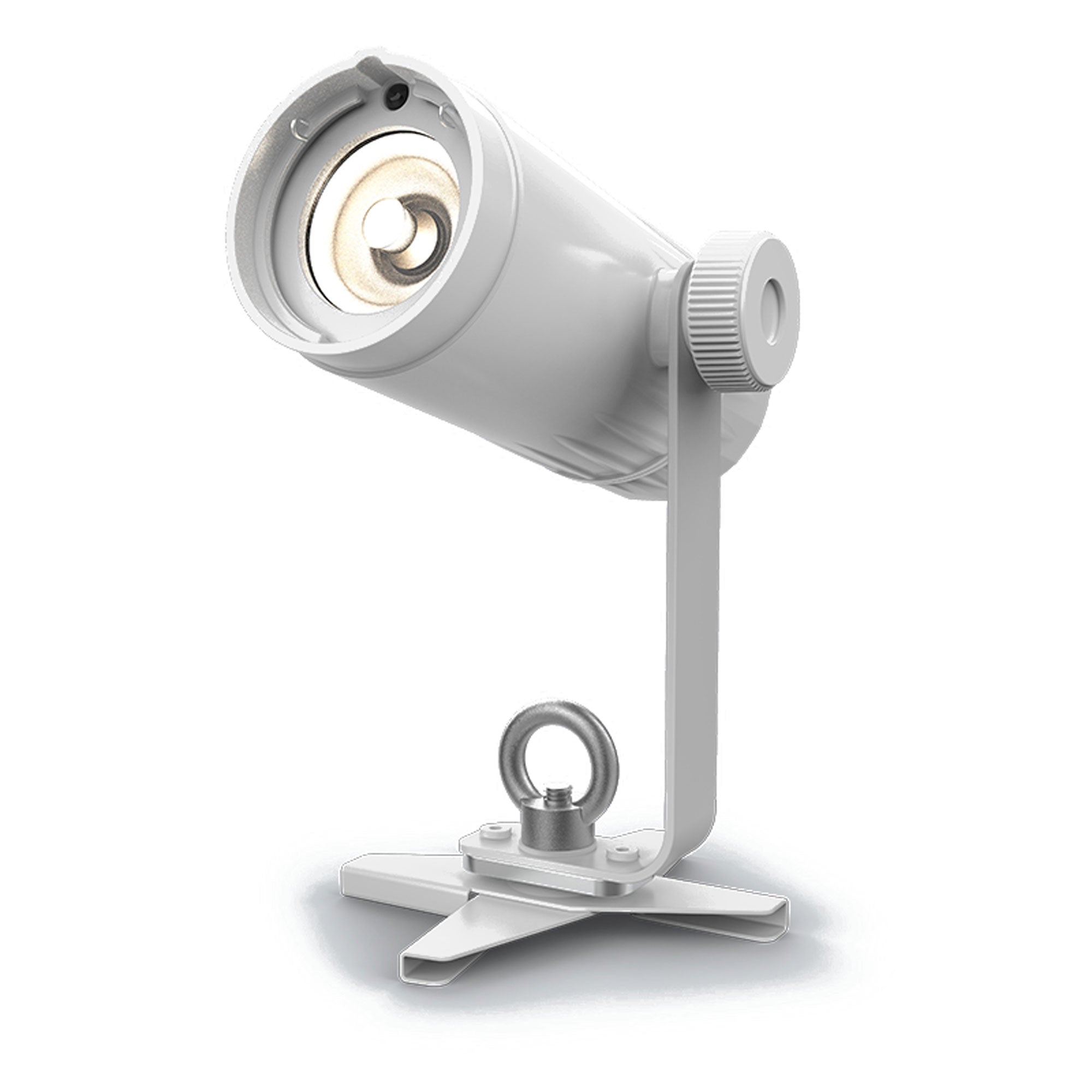 Chauvet DJ EZpin Pack 4 Battery-Powered LED Pin Spot Light Bundle (4 Pack)