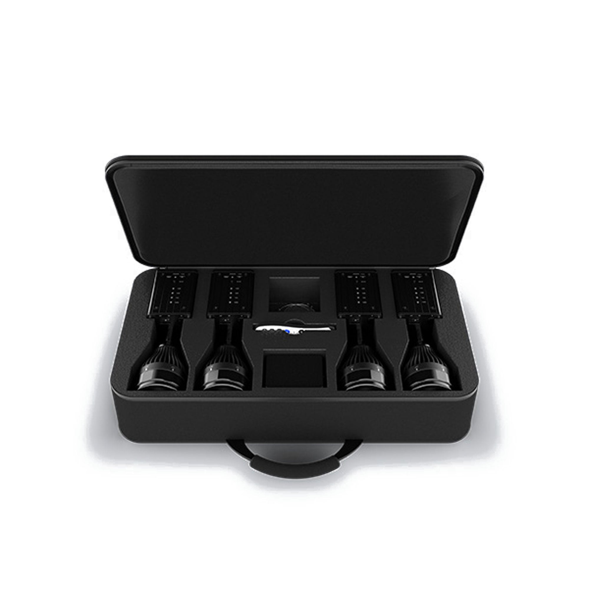 Chauvet DJ EZPin Zoom Pack Battery-Powered LED Pin Spot Light with Zoom Bundle (4 Pack)