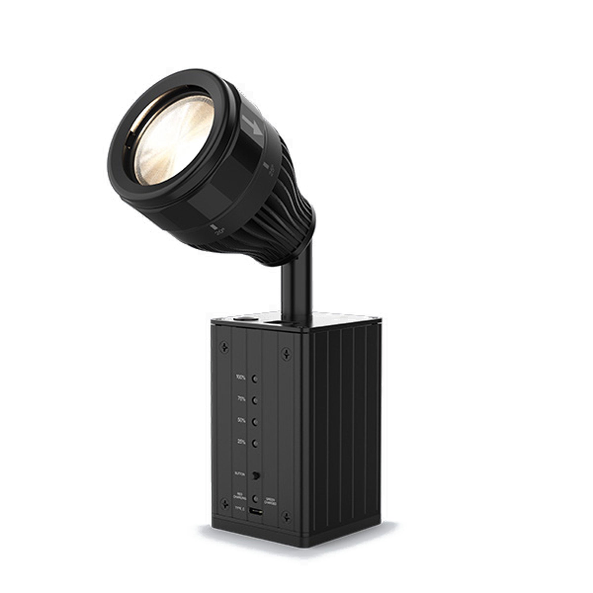 Chauvet DJ EZPin Zoom Pack Battery-Powered LED Pin Spot Light with Zoom Bundle (4 Pack)