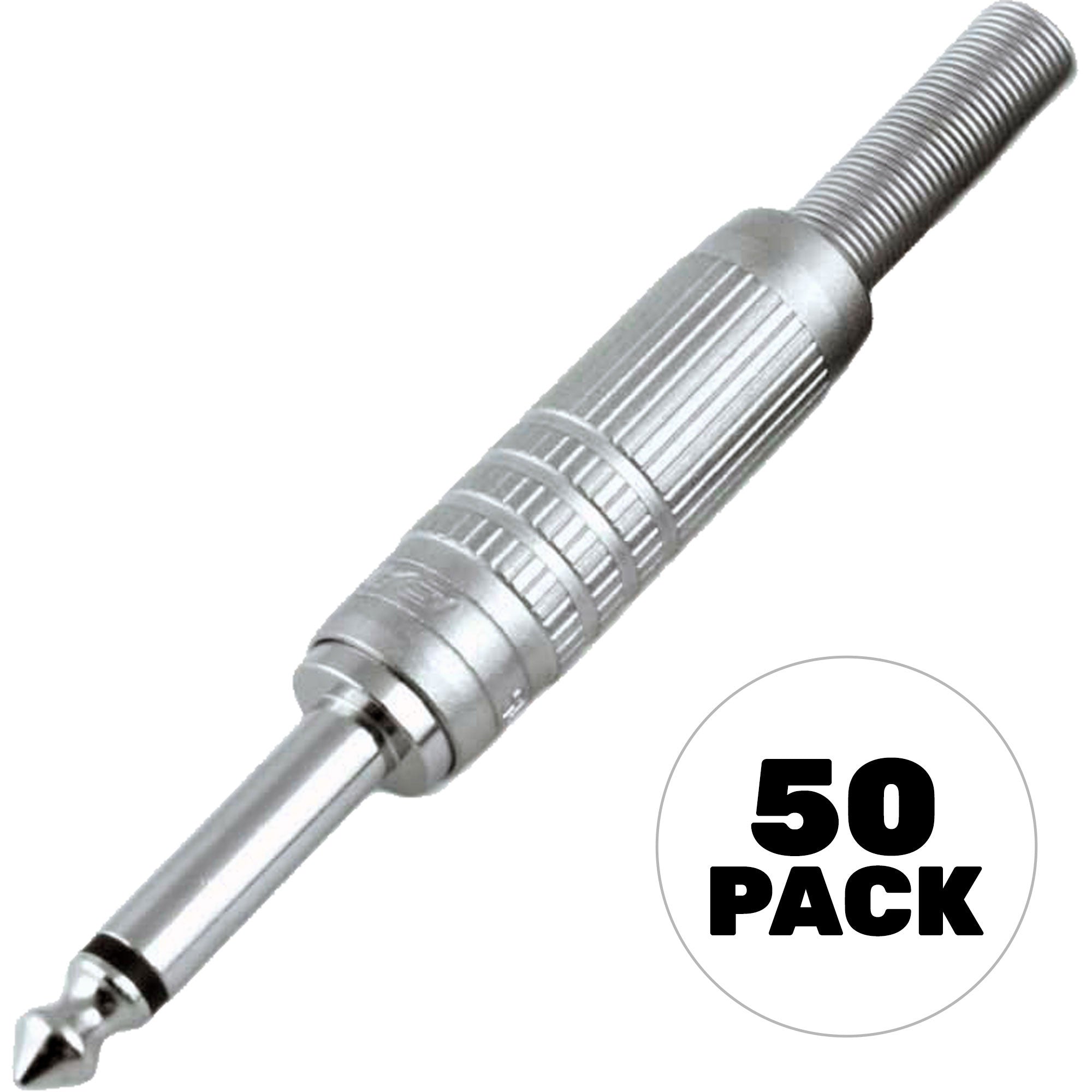 Canare F-15 Mono 1/4 Phone Plug (TS) (50 Pack)