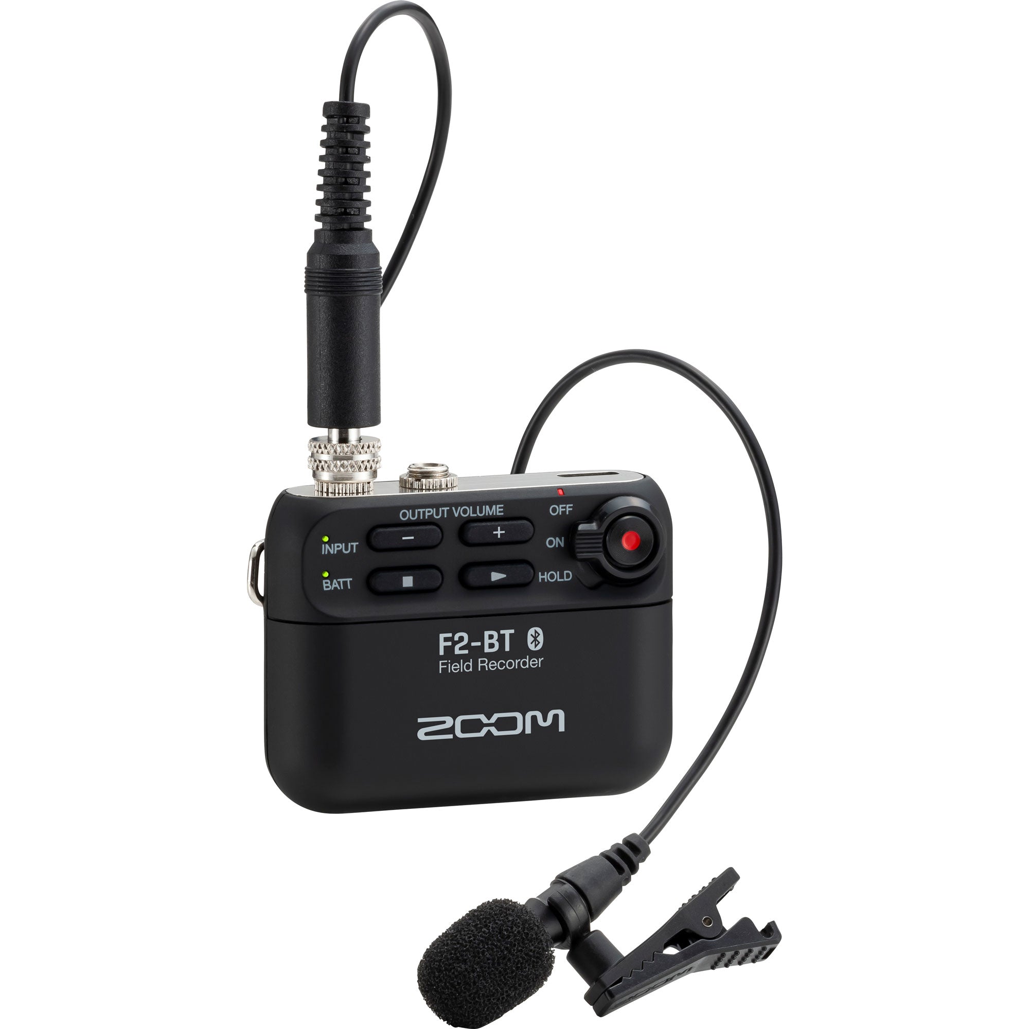Zoom F2-BT Ultracompact Bluetooth-Enabled Portable Field Recorder with Lavalier Microphone