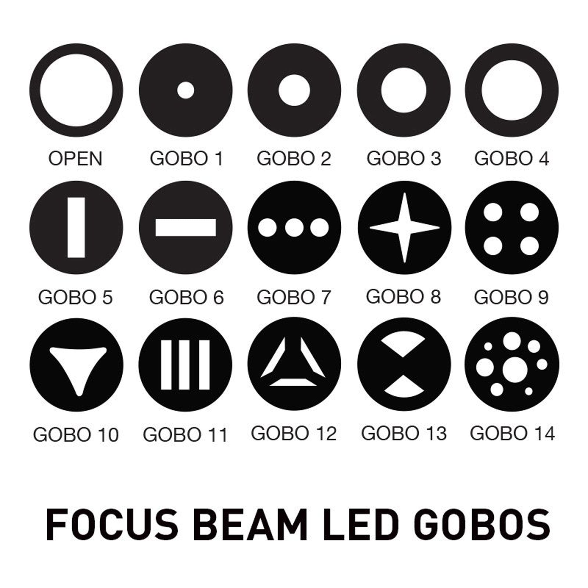 American DJ Focus Beam LED 80W Moving Head Light Fixture