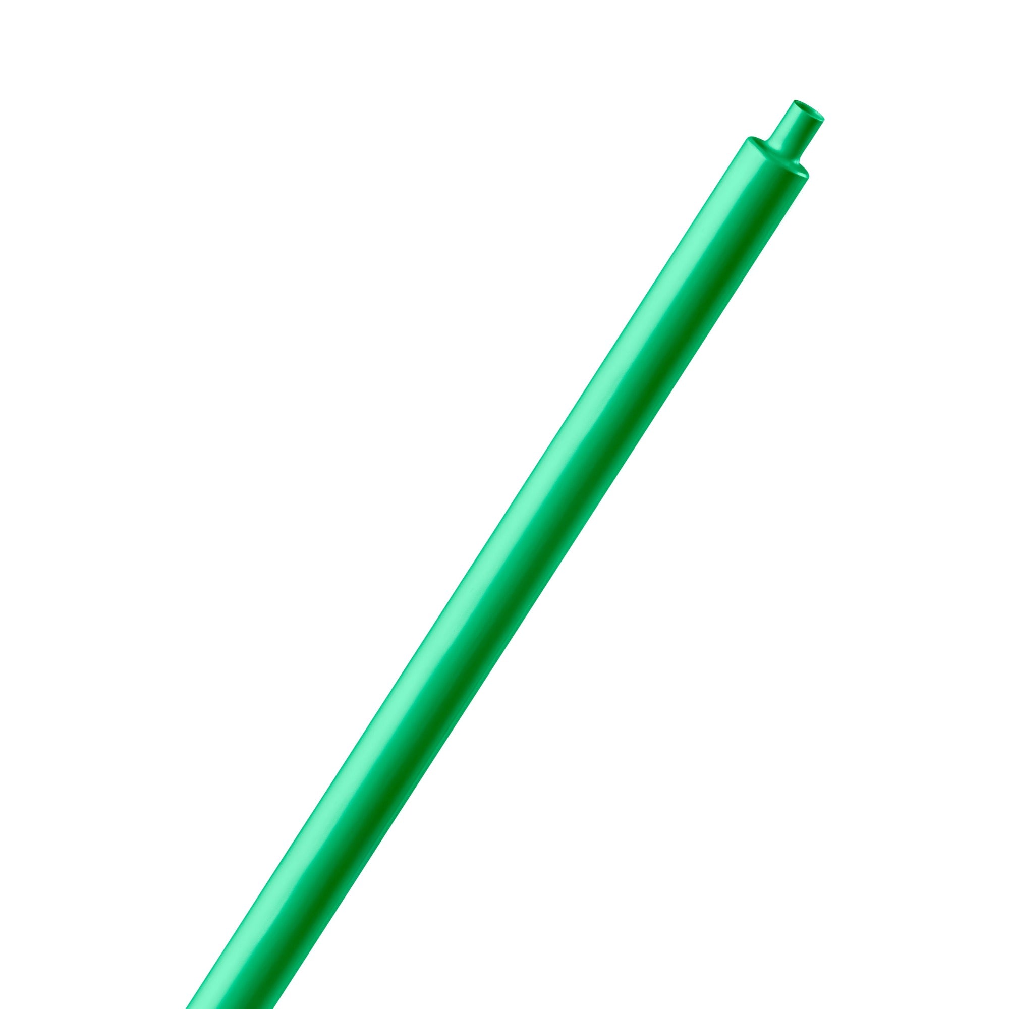Sumitomo Sumitube B2 1/8" Flexible Polyolefin 2:1 Heat Shrink Tubing - Green (By the Foot)