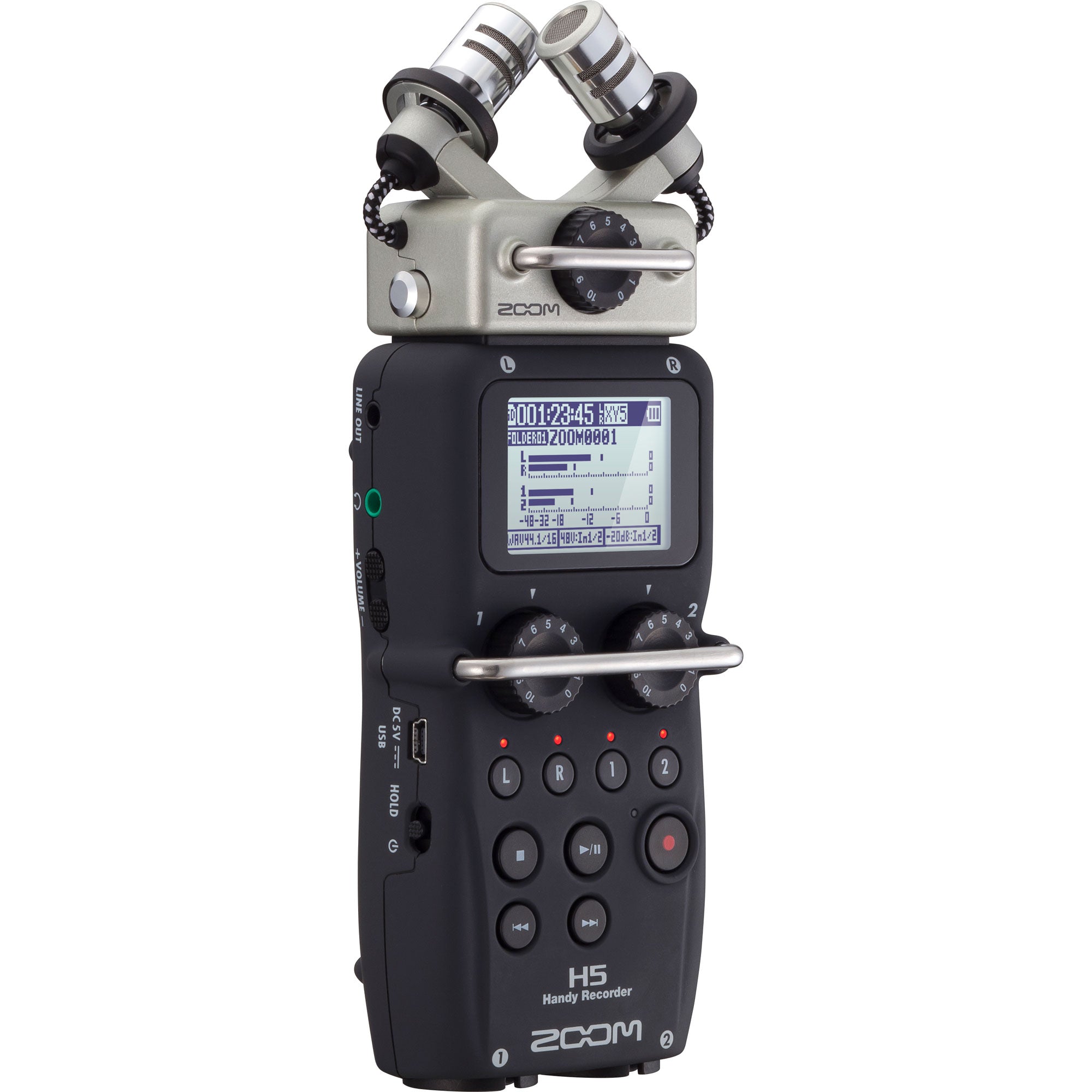 Zoom H5 Handy Recorder with Interchangeable Microphone System