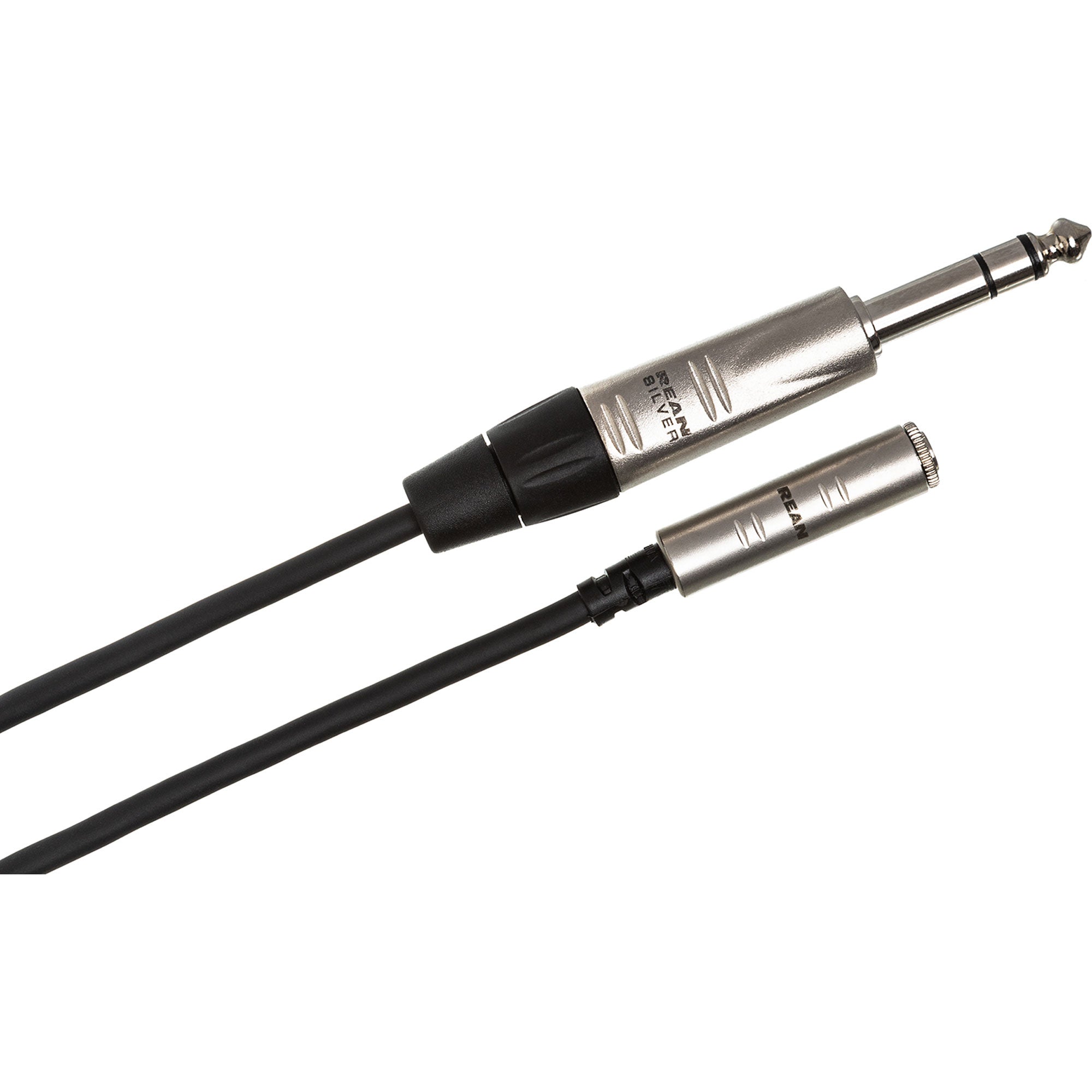 Hosa HXMS-005 REAN 3.5mm TRS Female to 1/4" TRS Male Pro Headphone Adapter Cable (5')