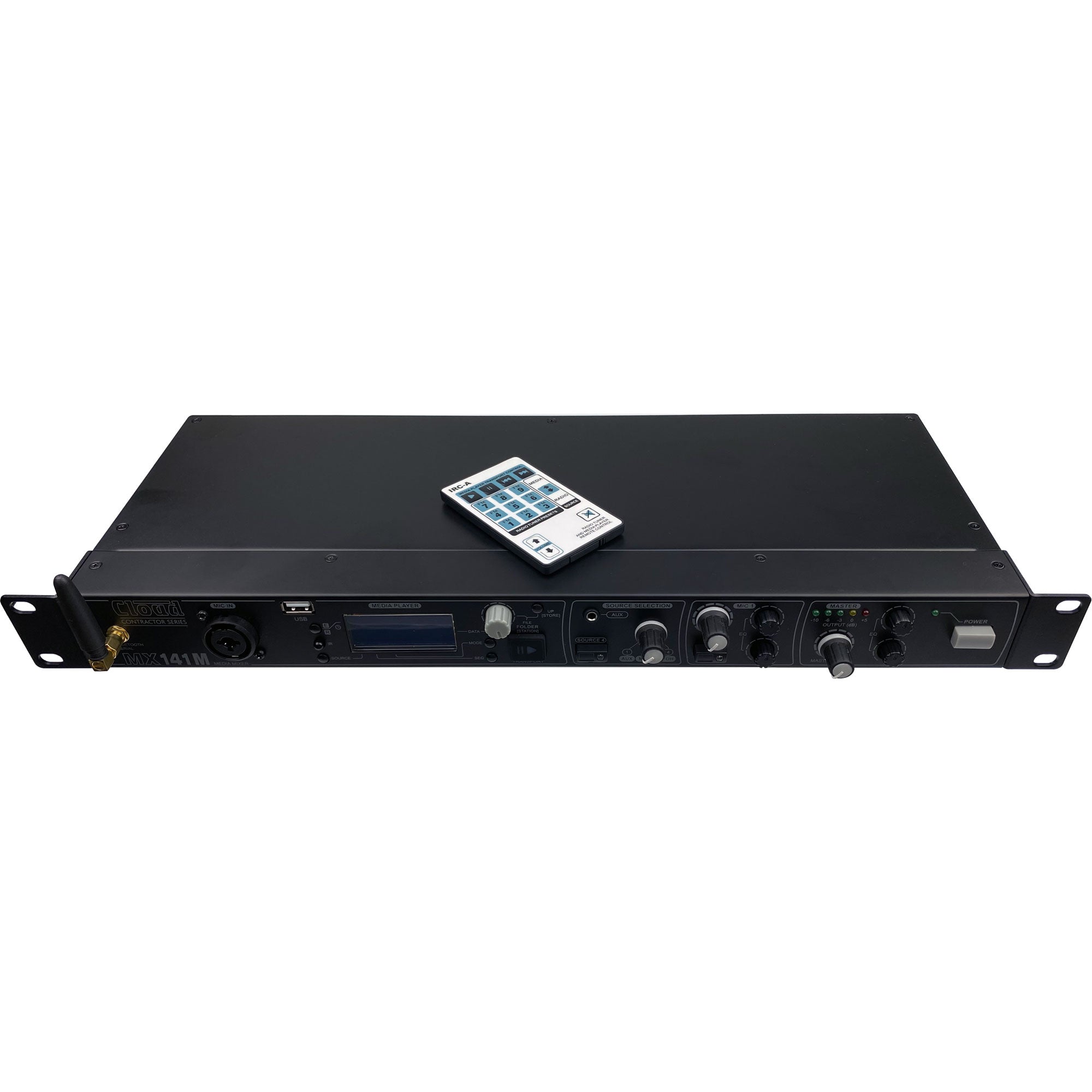 Cloud MX141M 5-Channel Mixer / Media Player with Bluetooth (1U)