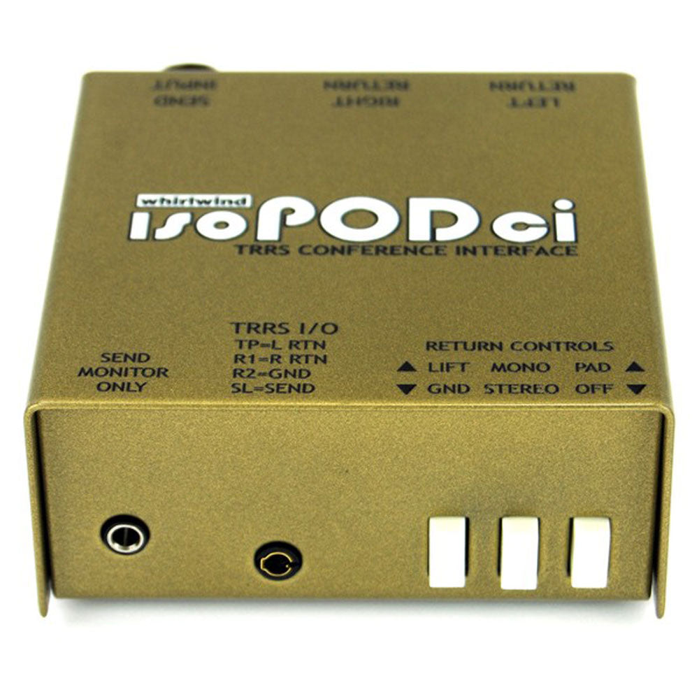 Whirlwind IsopodCI TRRS Conference Interface