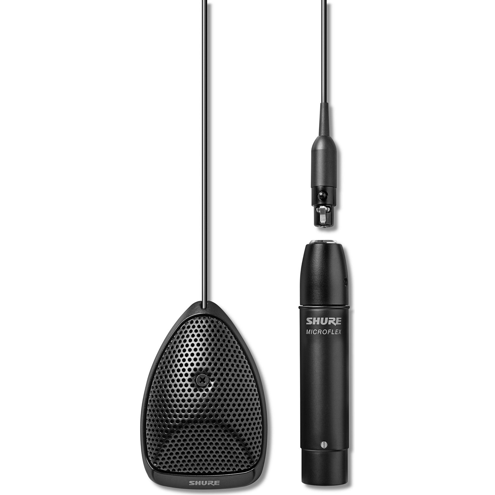 Shure MX391/C Microflex Cardioid Boundary Microphone (Black)