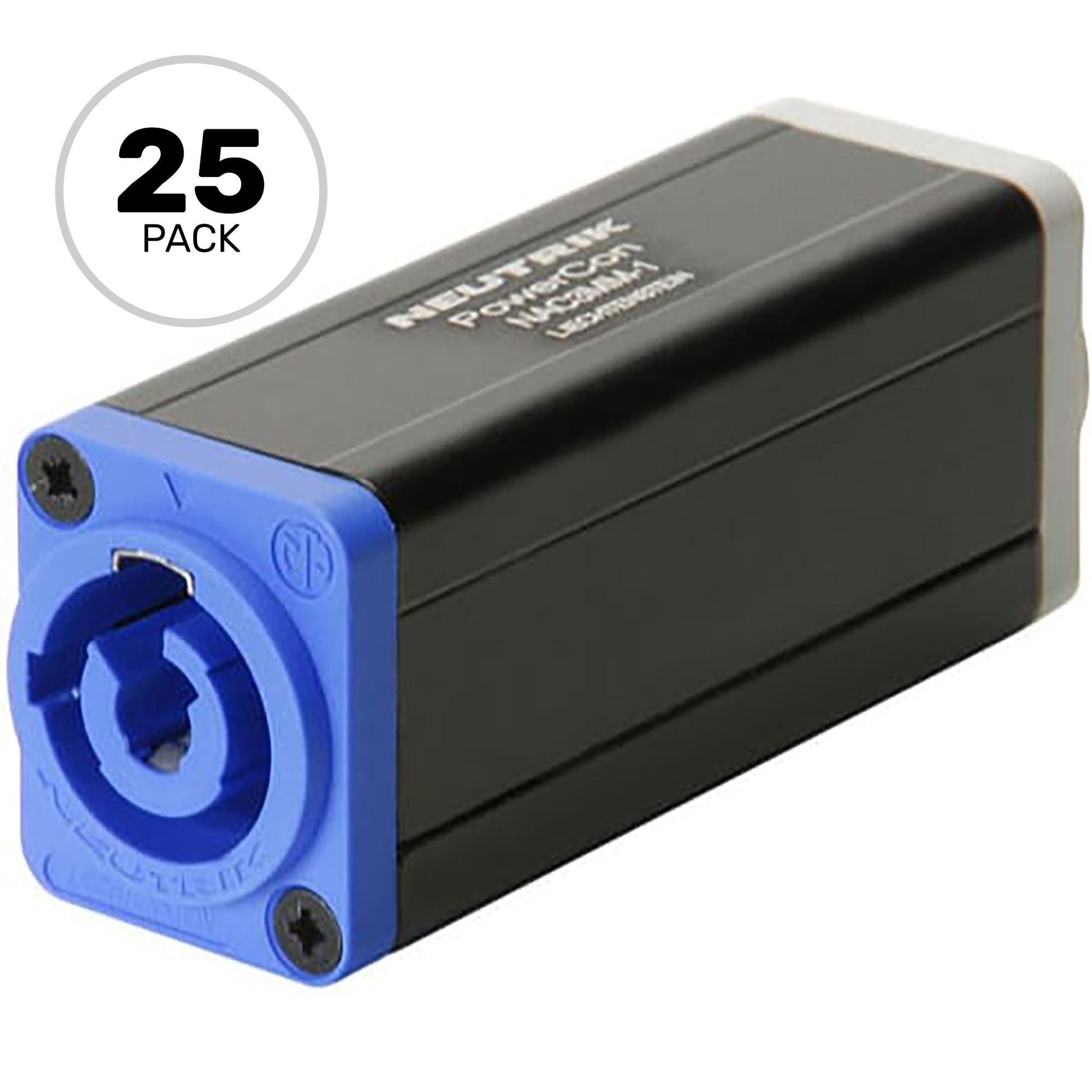 Neutrik NAC3MM-1 powerCON Coupler for Linking Cables (Box of 25)