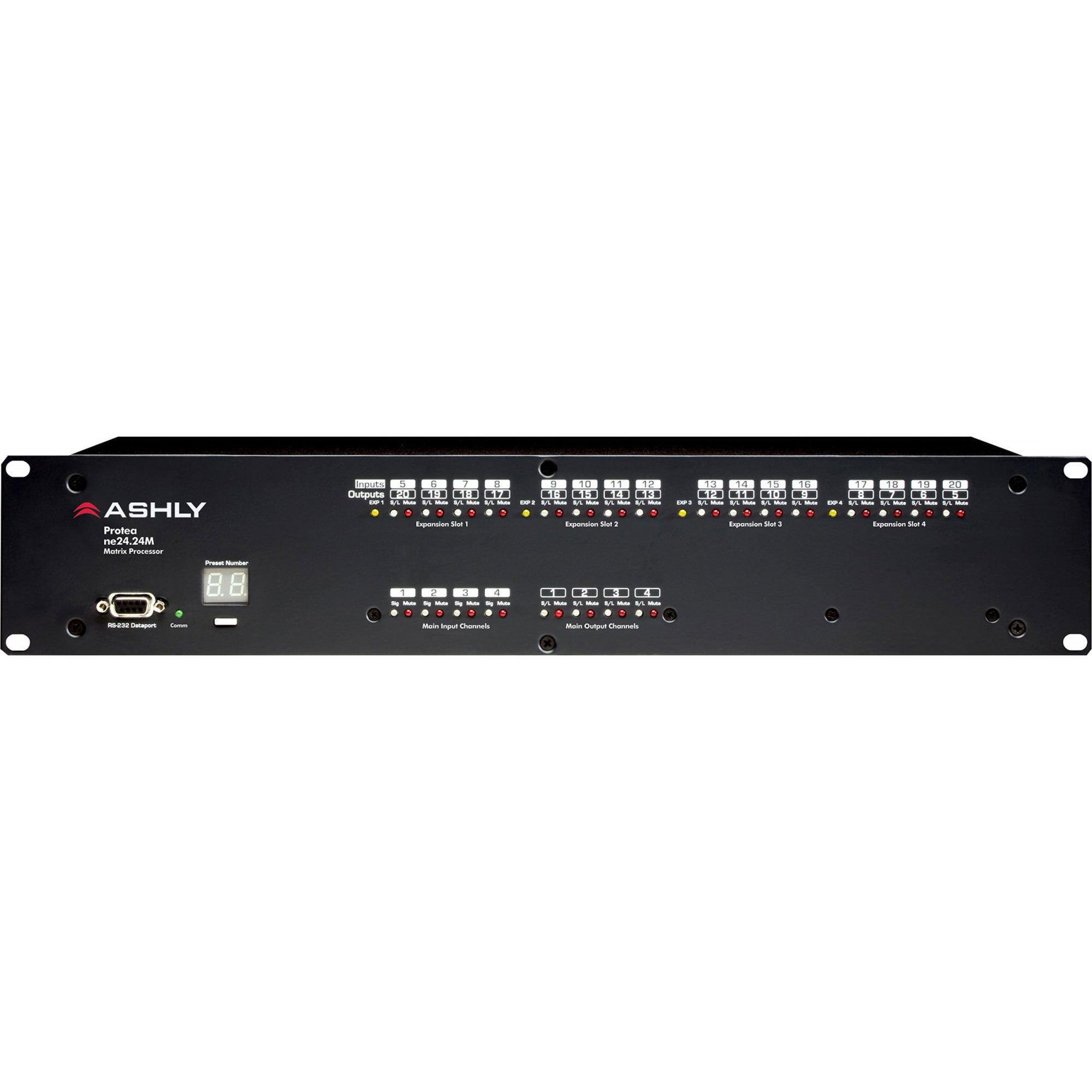Ashly ne24.24M Protea DSP Audio Matrix Processor (16x4)