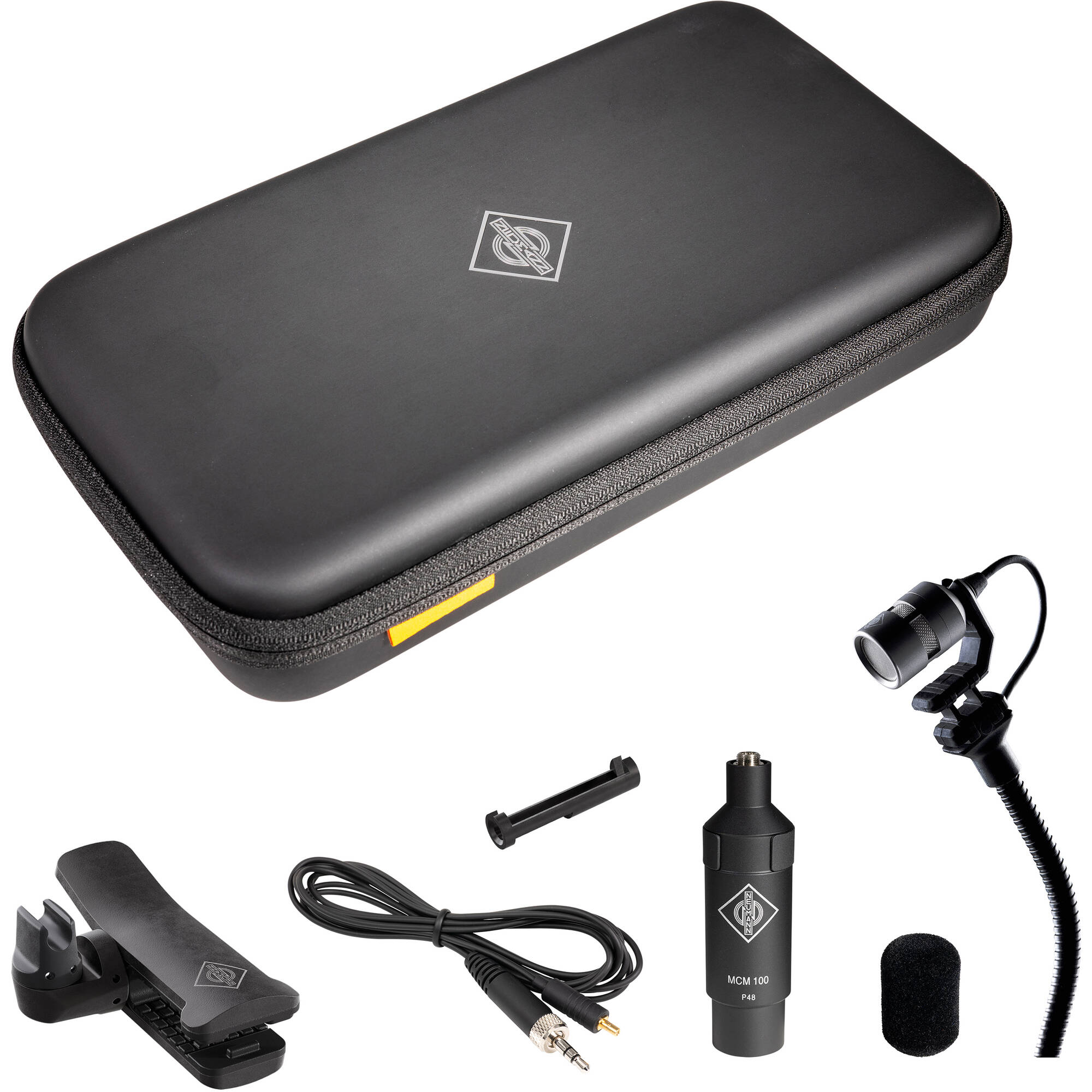 Neumann MCM 114 SET BRASS/SAX/UNI Cardioid Miniature Clip-On Microphone System