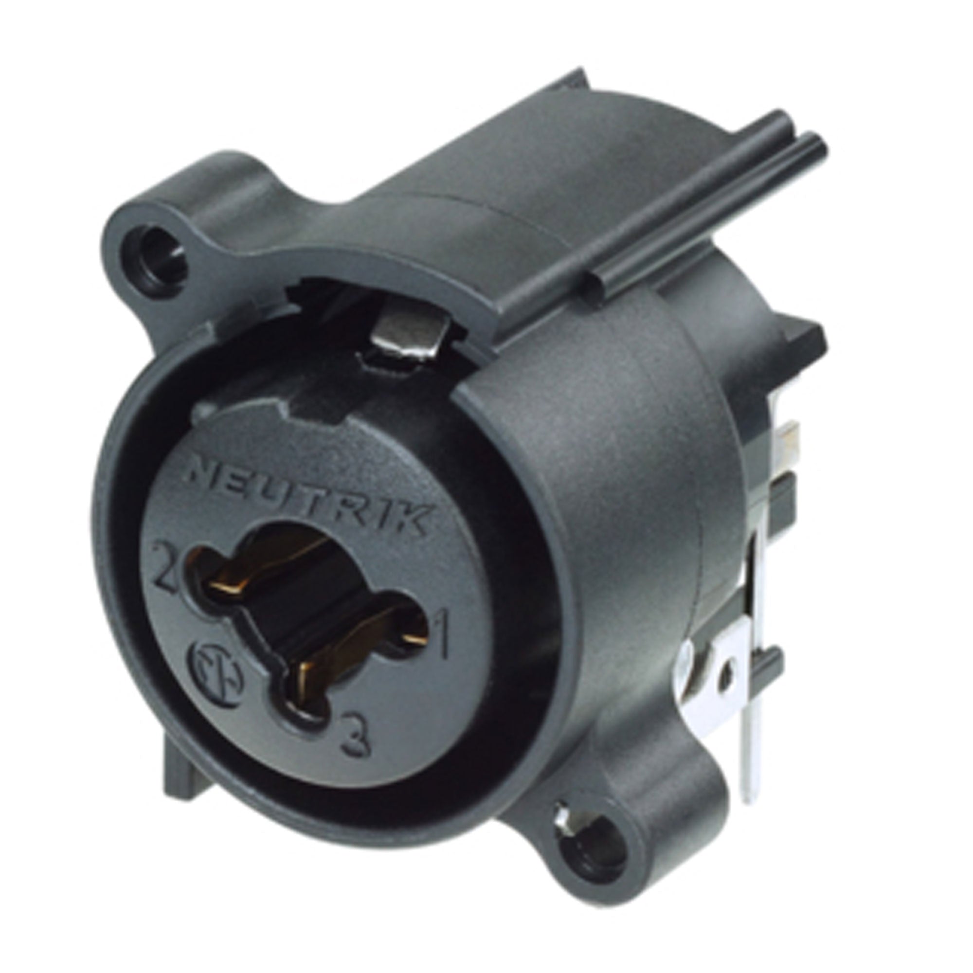 Neutrik NCJ6FA-H-0 Combo XLR & 1/4" Stereo Jack, Latchless (Horizontal PCB, Box of 100)