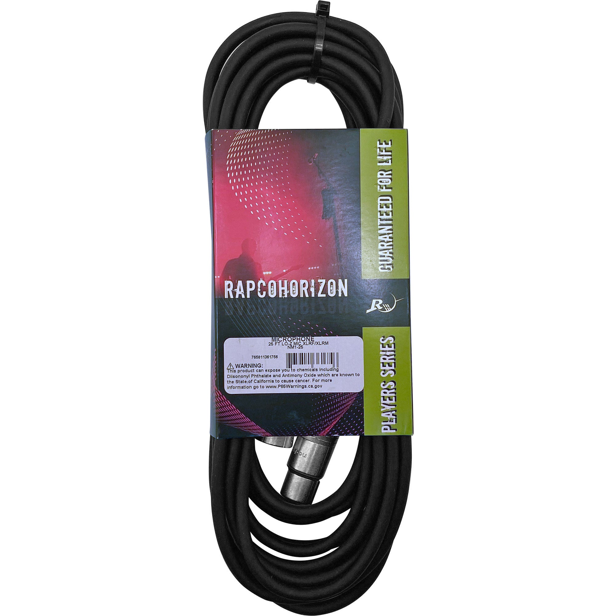 RapcoHorizon NM1-25 Microphone Cable with Neutrik XLR Connectors