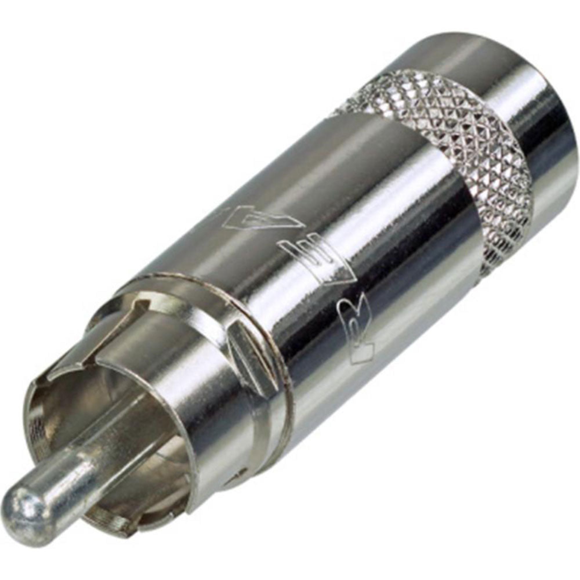 Neutrik Rean NYS352 Male RCA Phono Plug (Nickel/Silver)