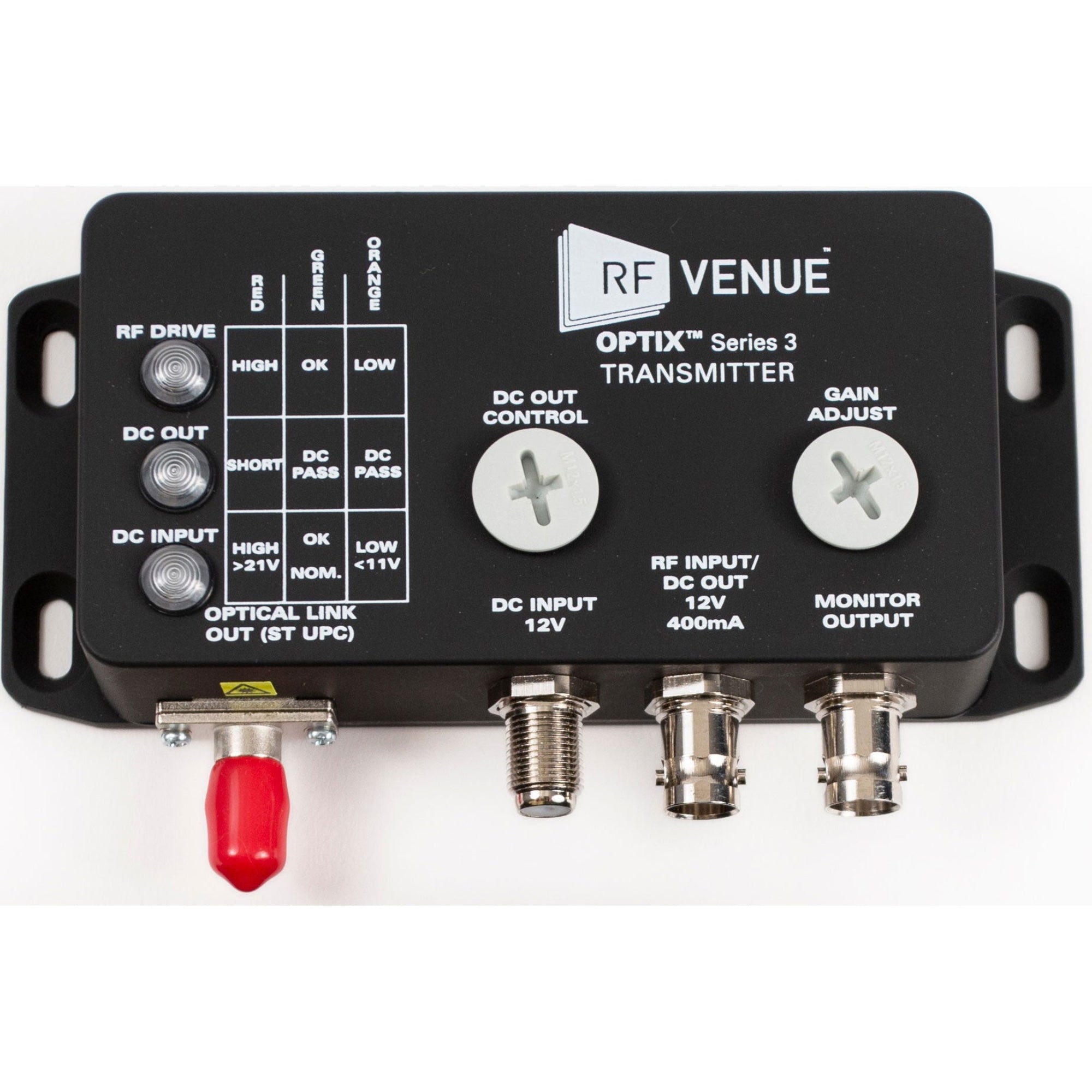 RF Venue OPTIX1-S3 RF Optix Series-3 One Channel RF to Fiber Kit