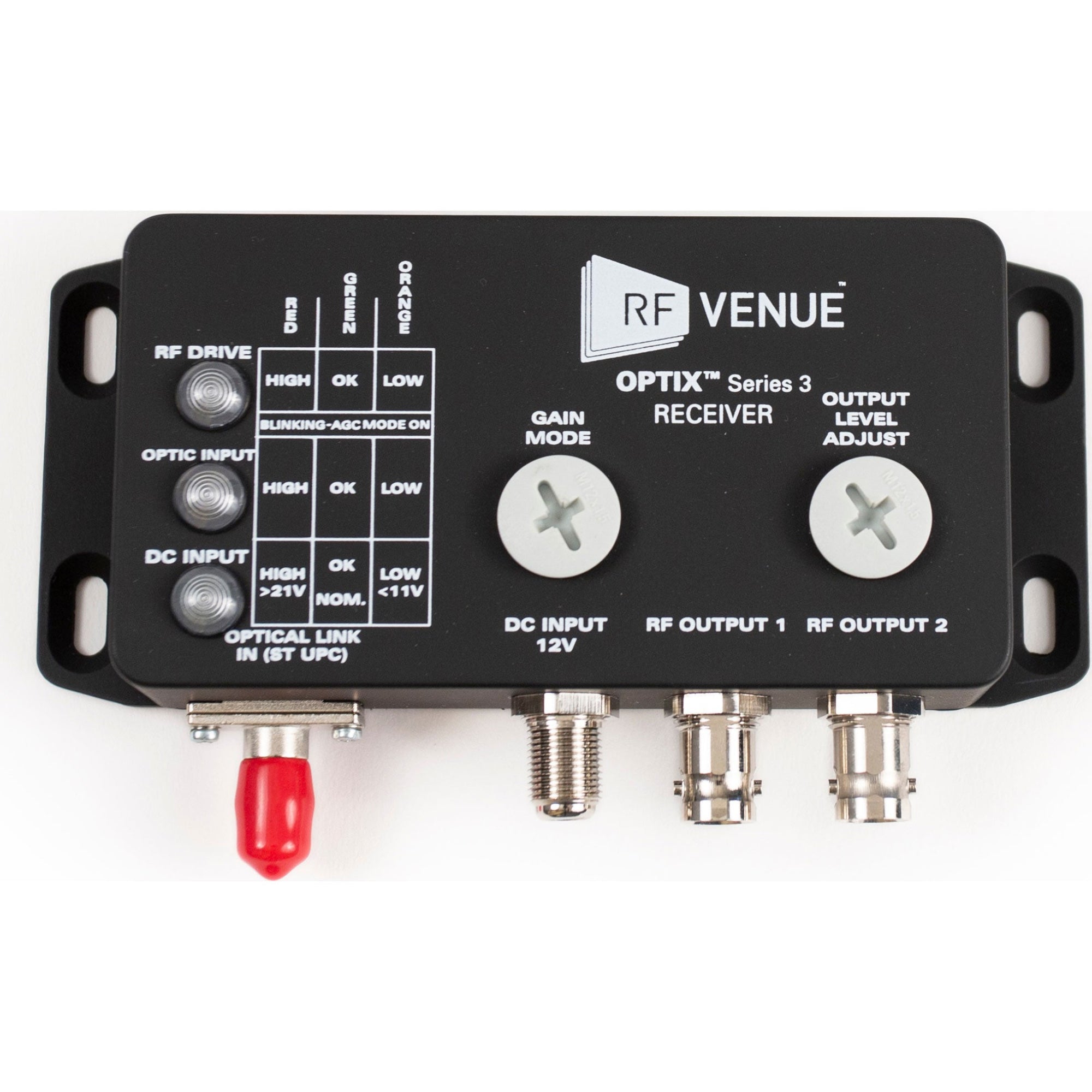 RF Venue OPTIX1-S3 RF Optix Series-3 One Channel RF to Fiber Kit