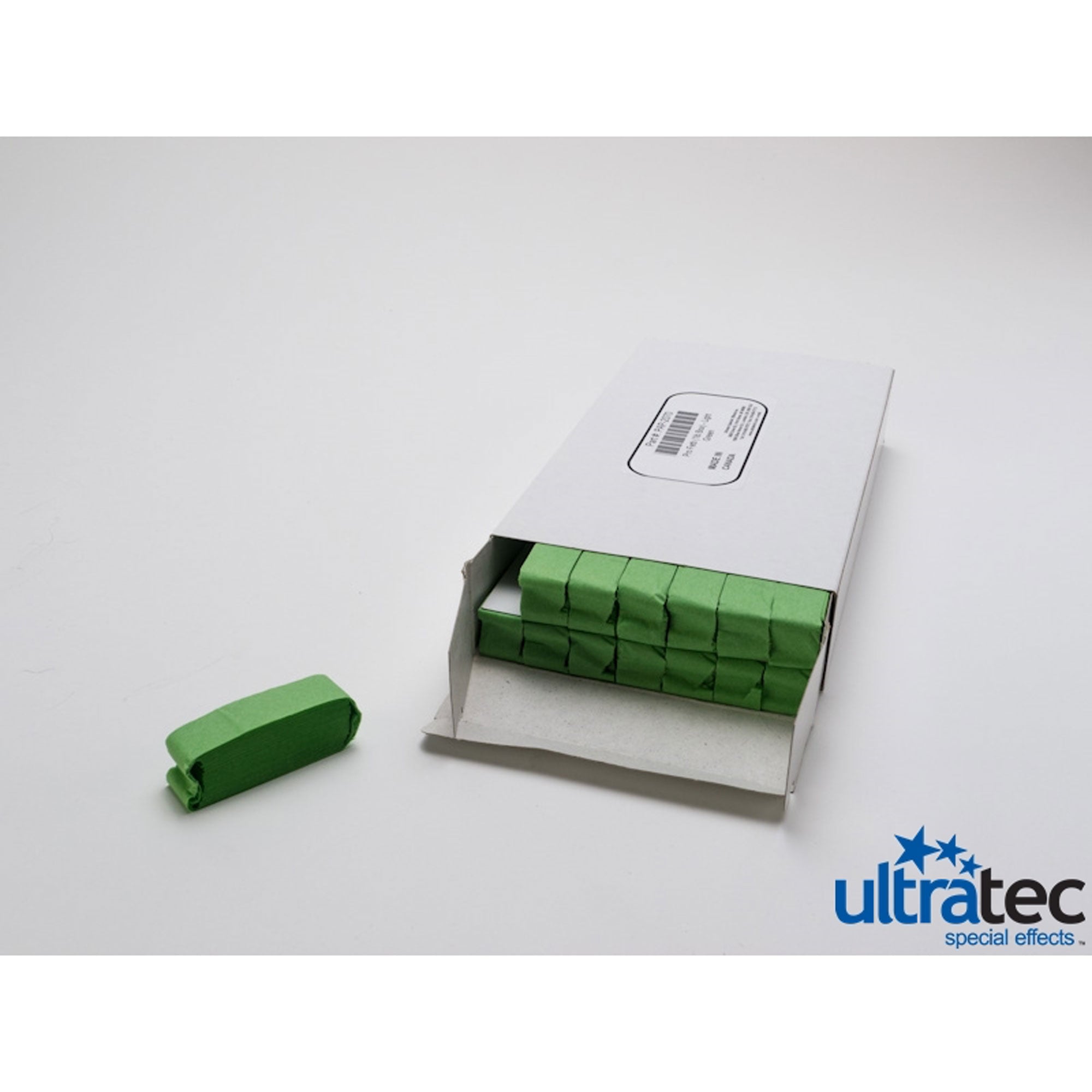Grand Majestic FX Pro Fetti 1lb Box of Stacked Paper Confetti (Light Green)