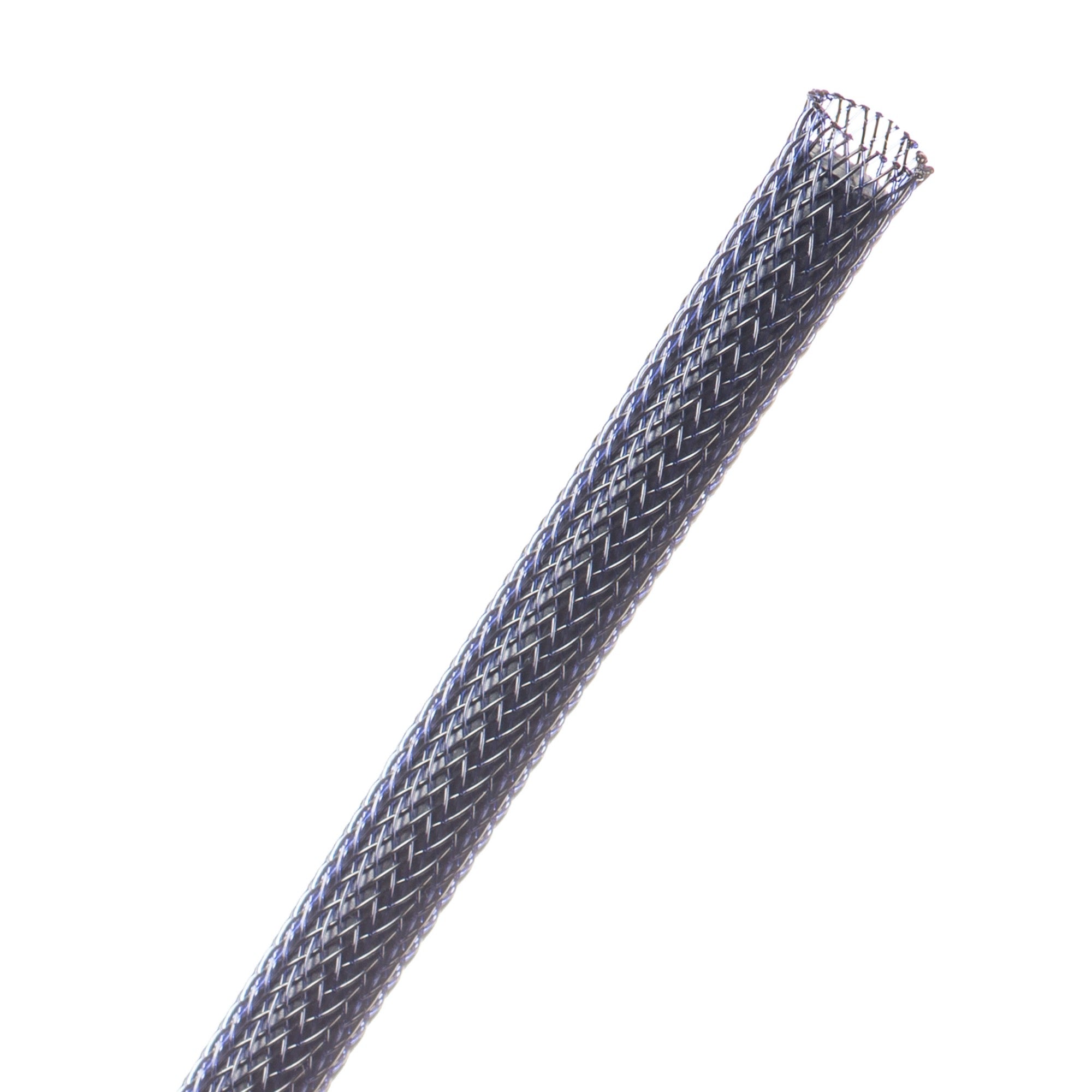 Techflex Flexo PET Expandable Braided Sleeving (1/4" Black Magic, By the Foot) Image 1