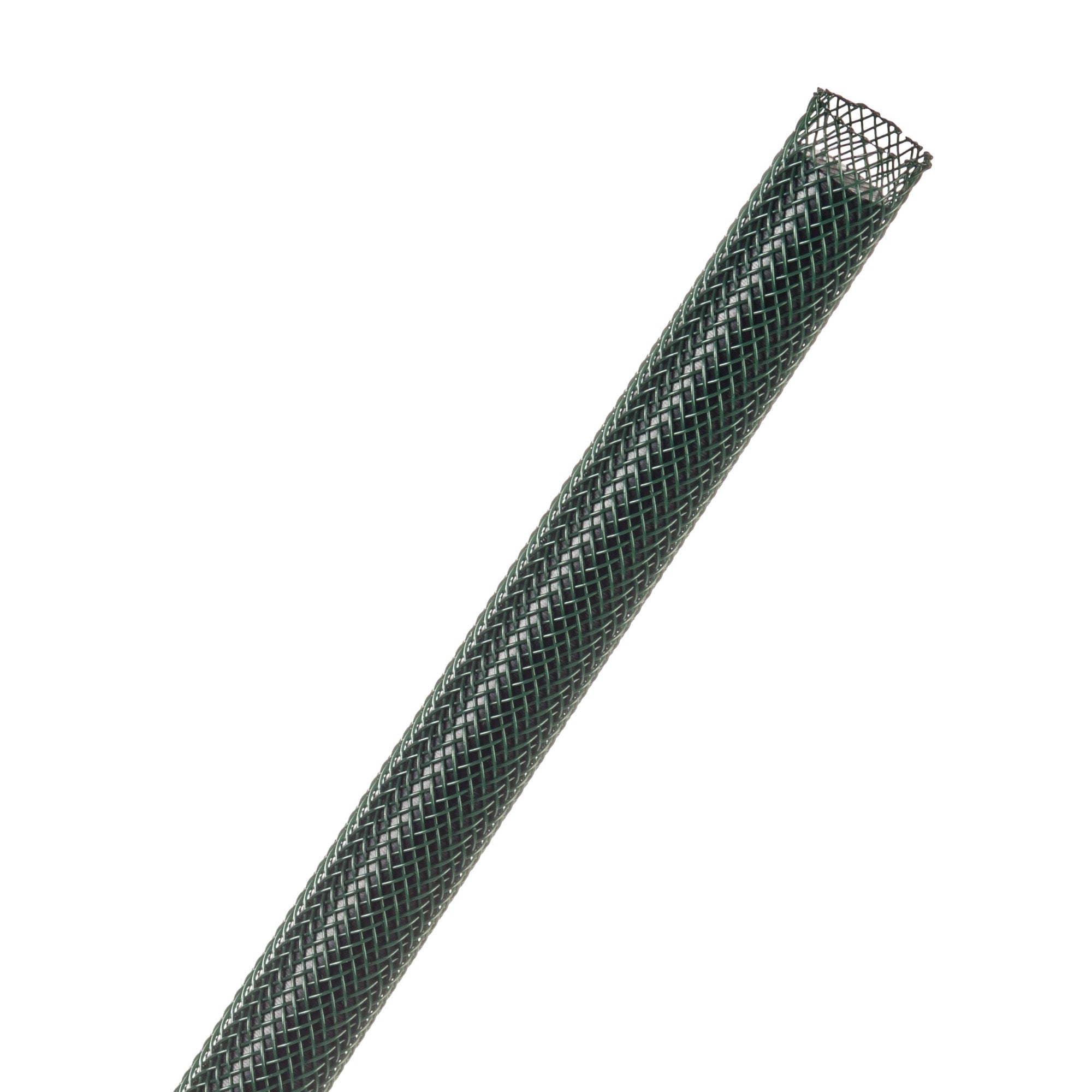 Techflex Flexo PET Expandable Braided Sleeving (1/4" Forest Green, 1000' Spool)