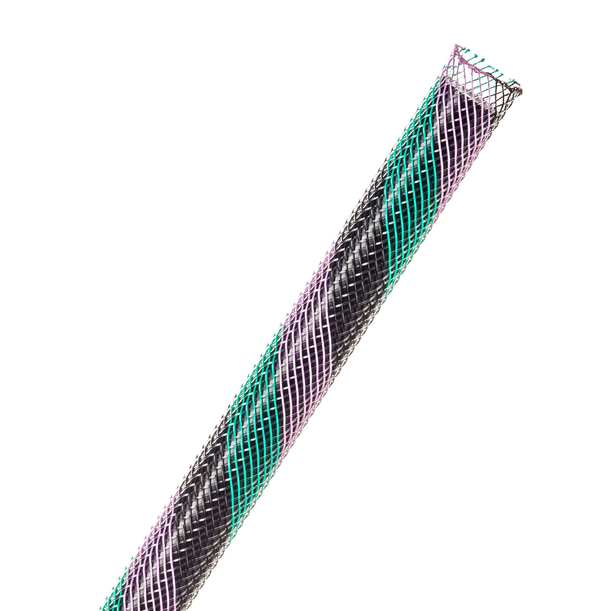 Techflex Flexo PET Expandable Braided Sleeving (1/4" Twilight, 1000' Spool)