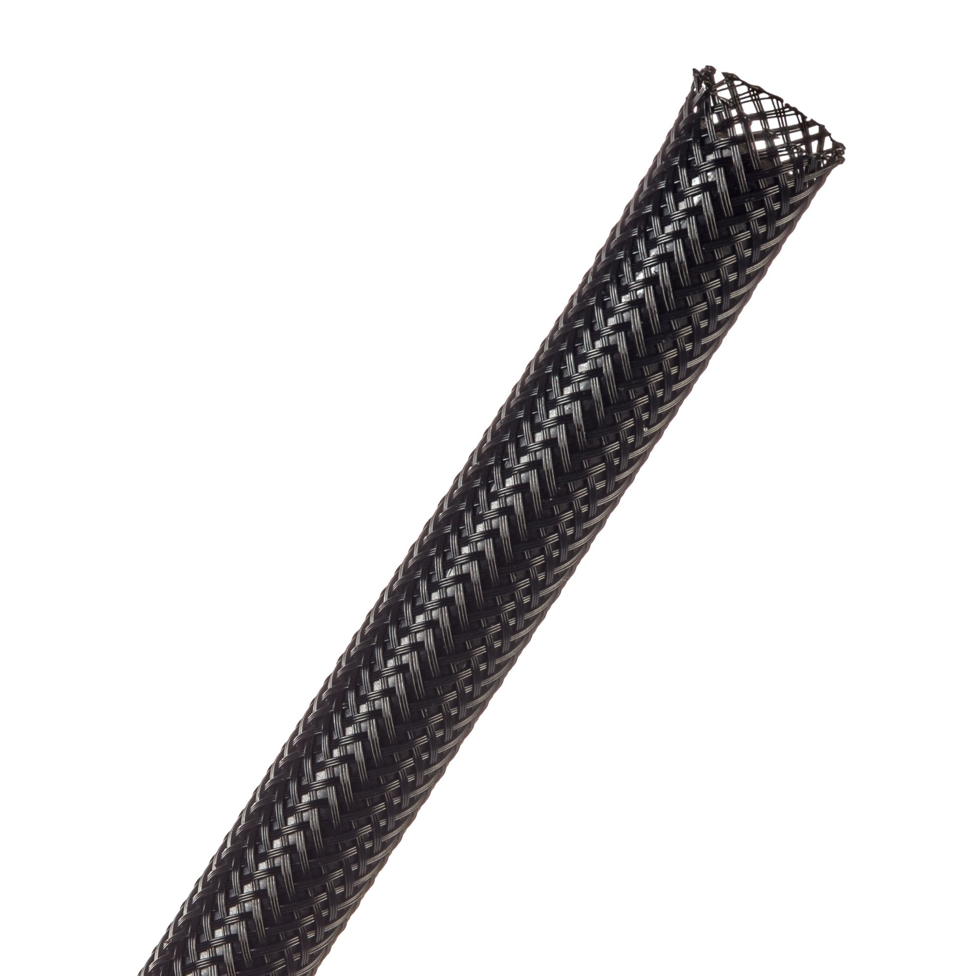 Techflex Flexo PET Expandable Braided Sleeving (3/8" Black, 500' Spool)