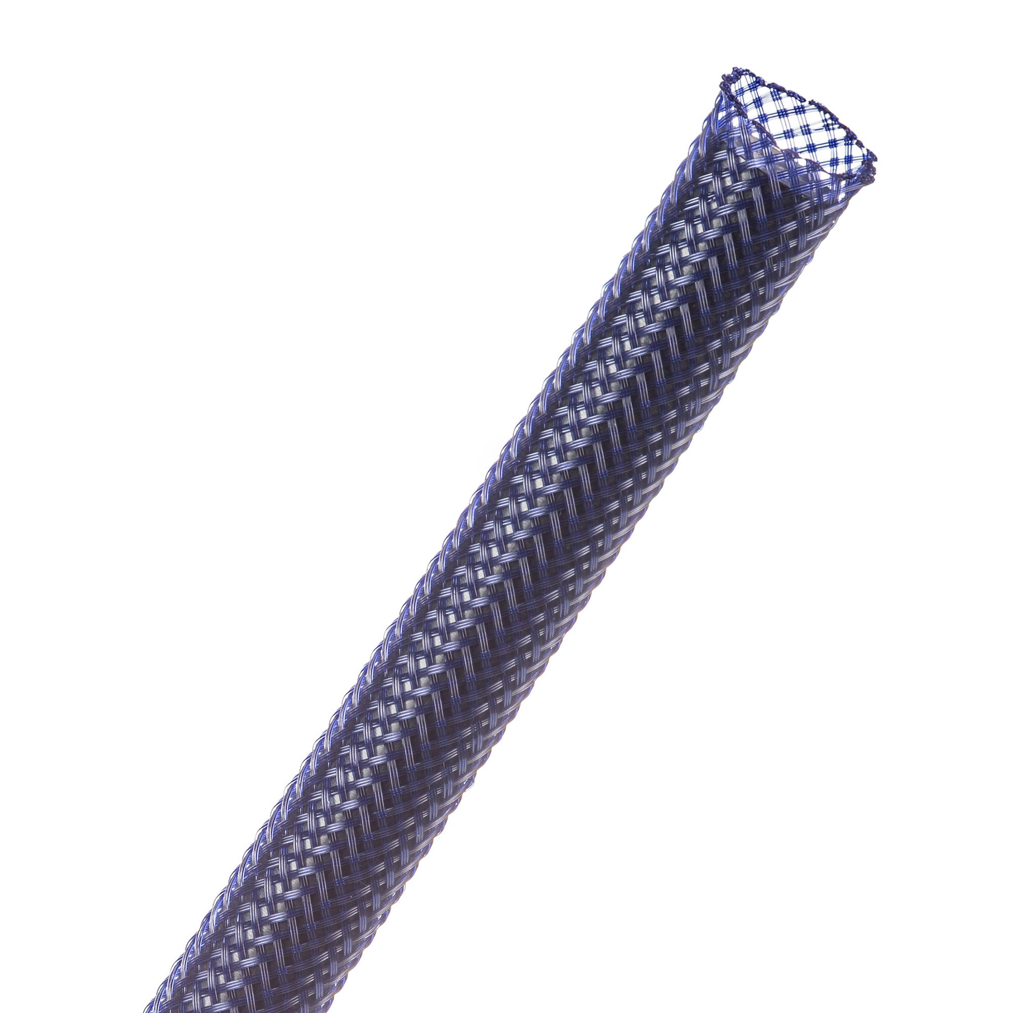 Techflex Flexo PET Expandable Braided Sleeving (3/8" Dark Purple, By the Foot)