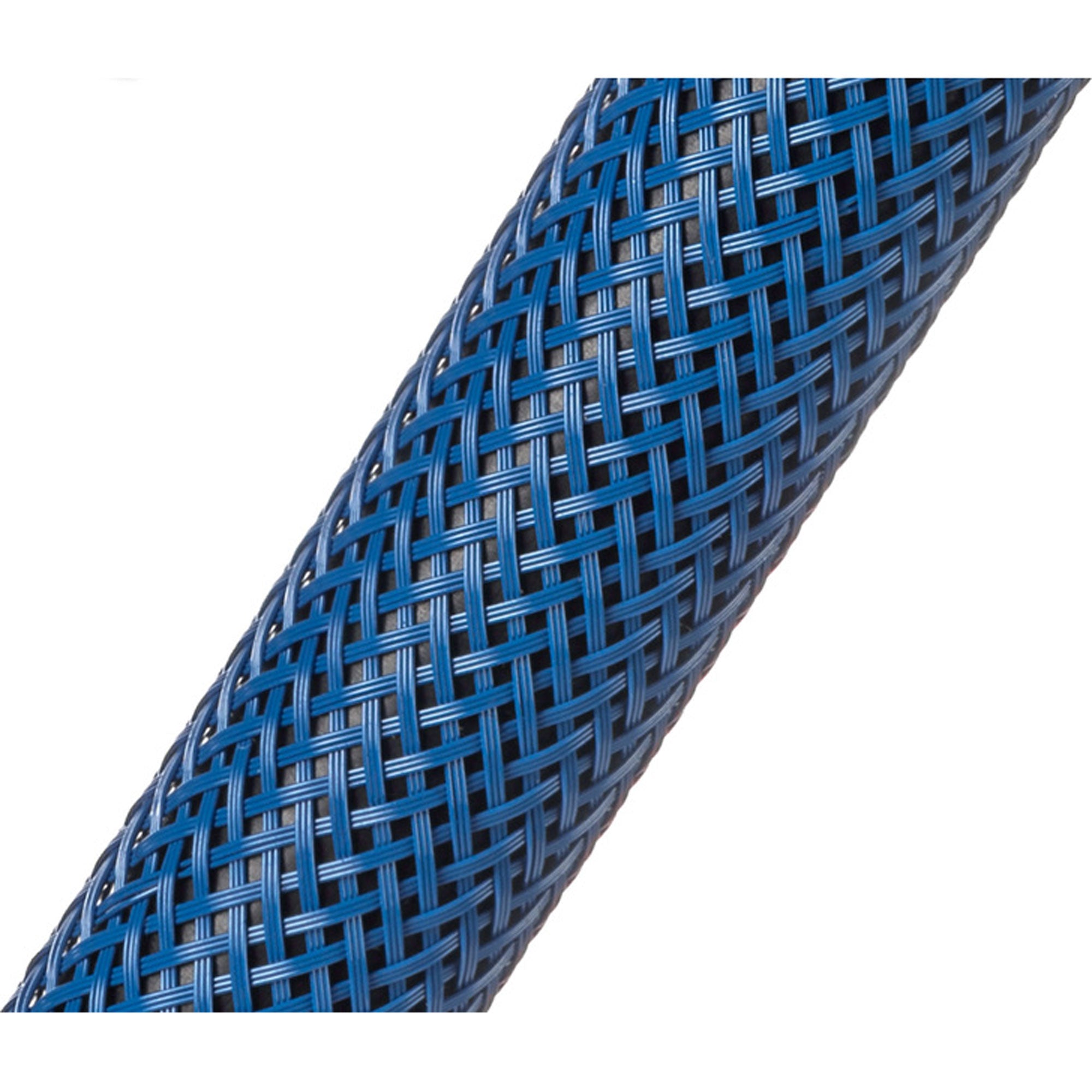 Techflex Flexo PET Expandable Braided Sleeving (1/4" Blue, By the Foot)