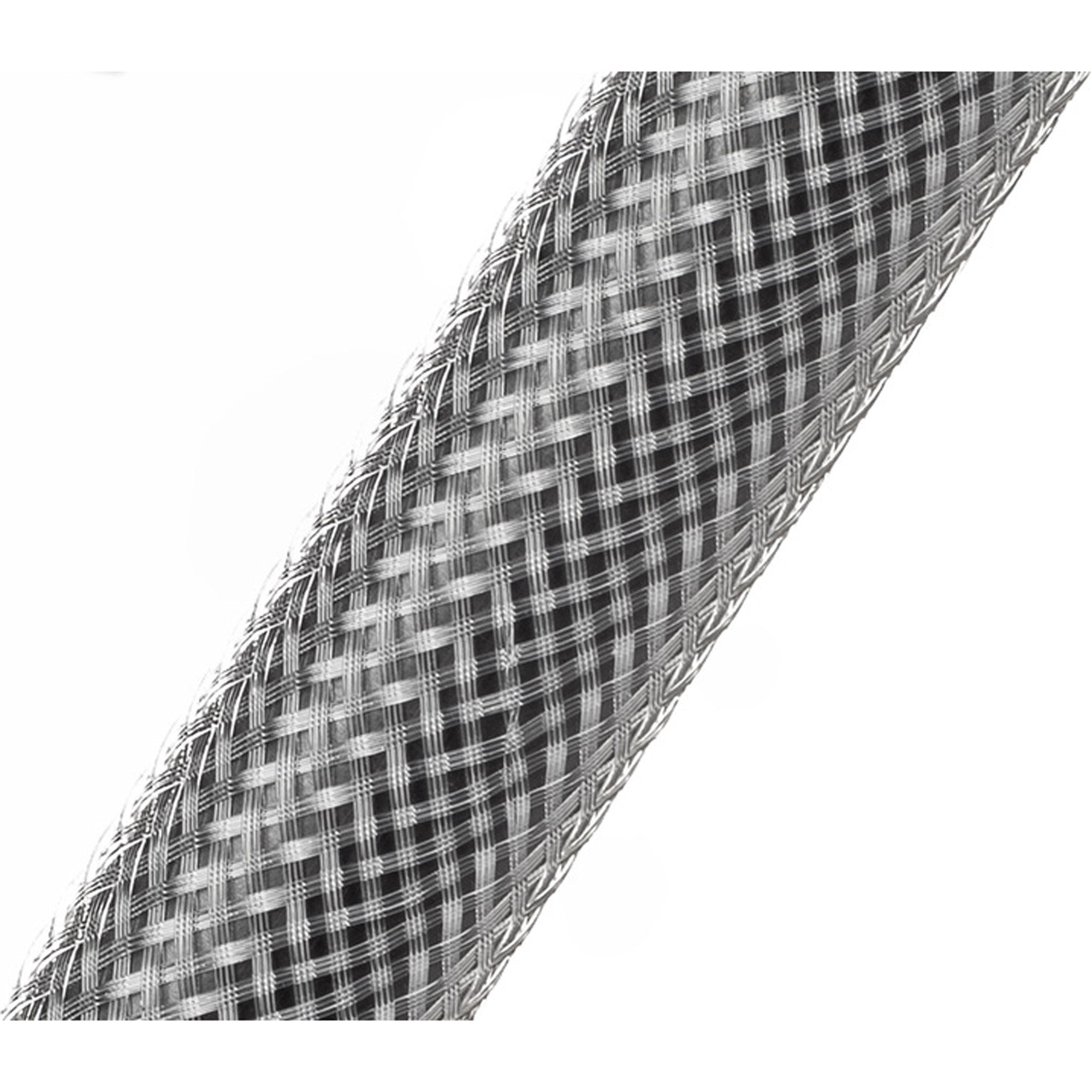 Techflex Flexo PET Expandable Braided Sleeving (1/4" Clear, 1000' Spool)