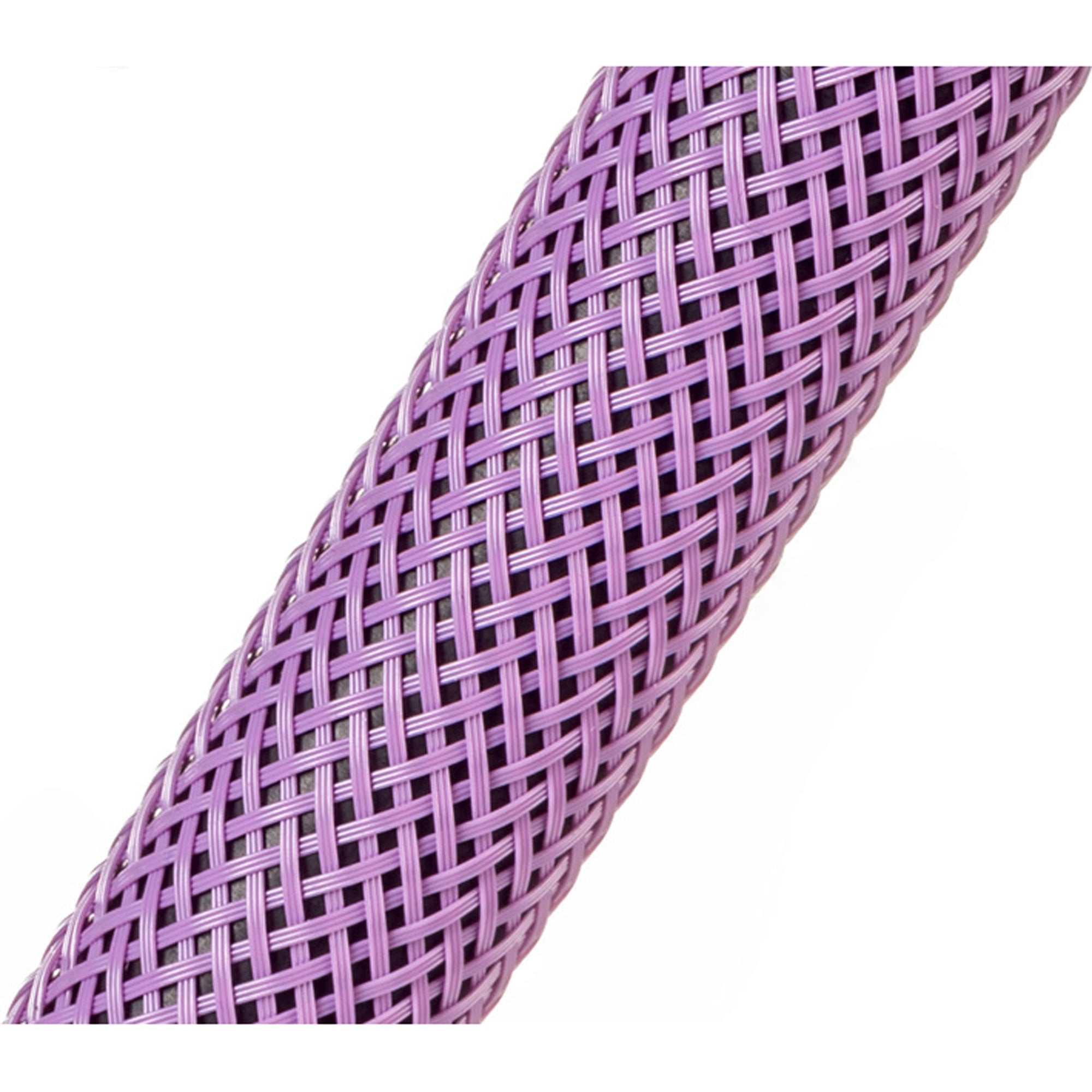 Techflex Flexo PET Expandable Braided Sleeving (1/4" Purple, By the Foot)