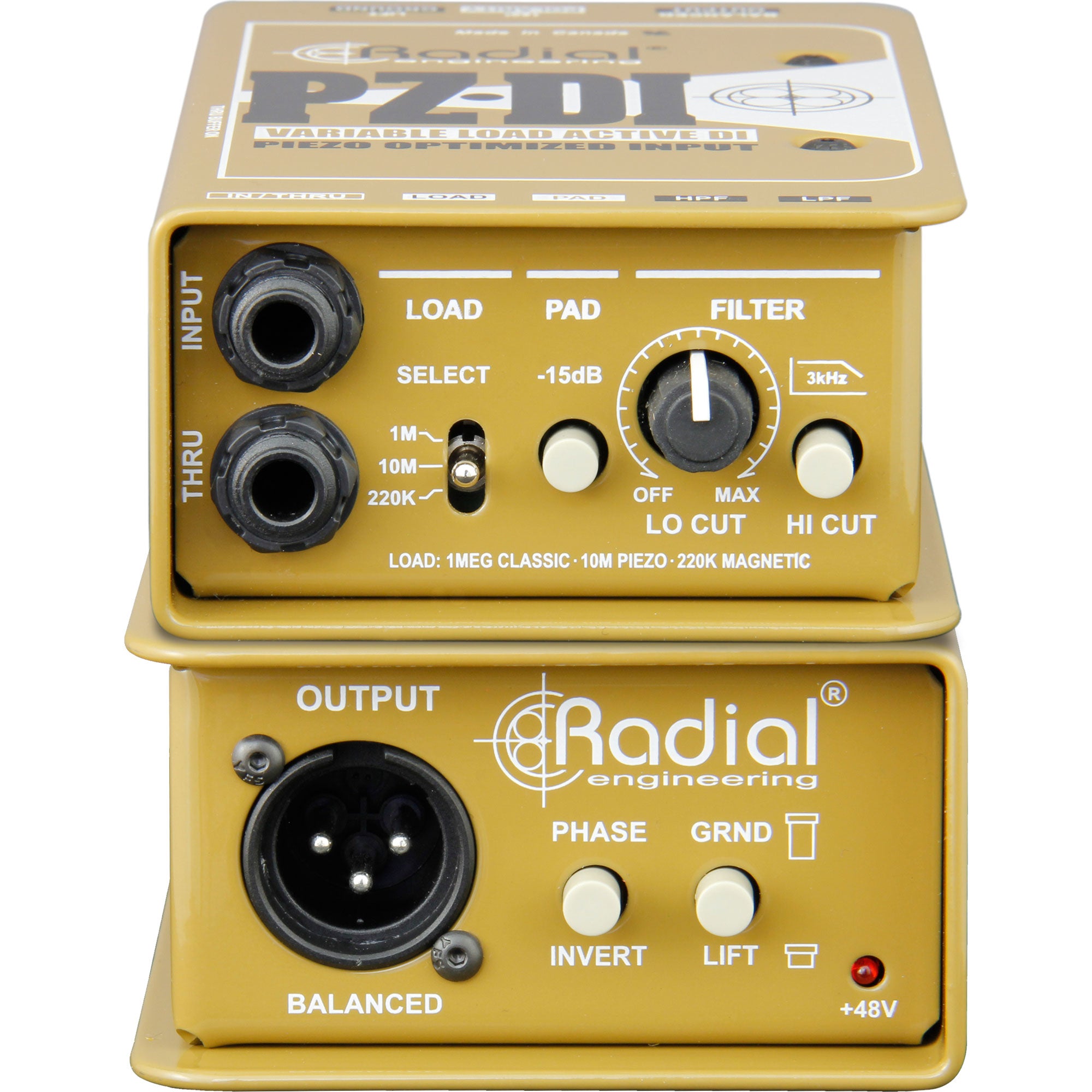 Radial Engineering PZ-DI Orchestral Instrument DI