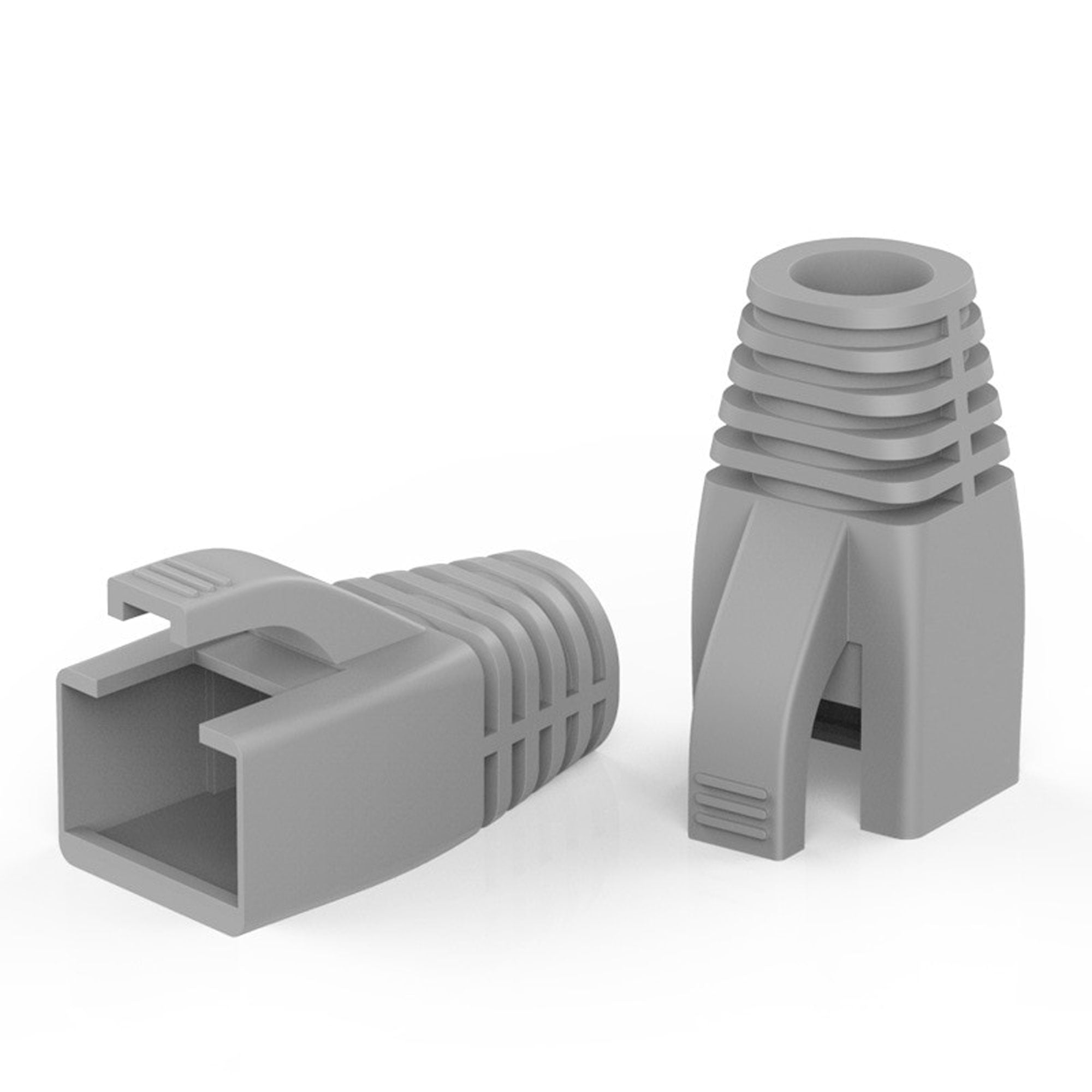 Performance Audio RJ45 CAT6, CAT7 Ethernet Network Cable Strain Relief Boot (8.5mm, Grey)
