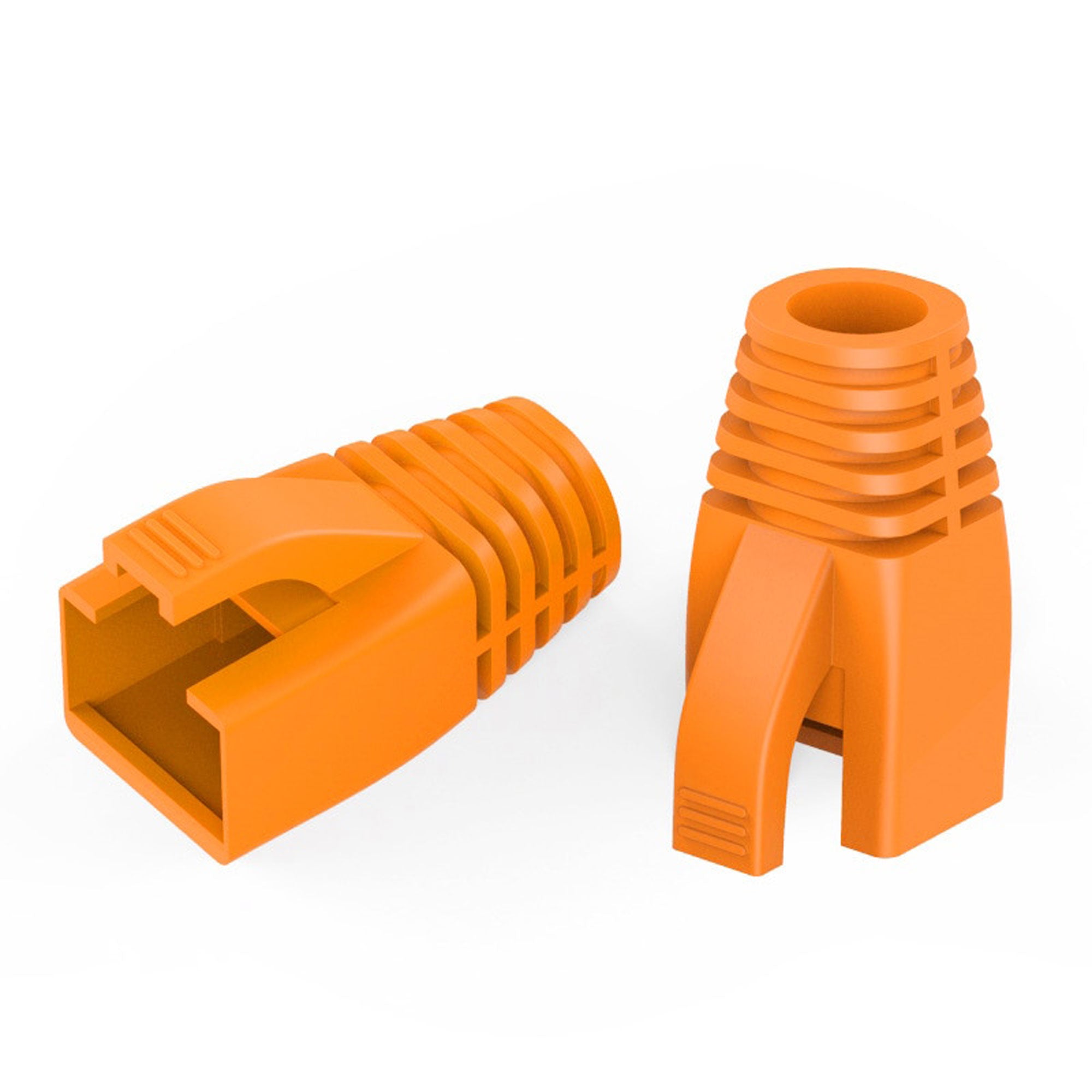 Performance Audio RJ45 CAT6, CAT7 Ethernet Network Cable Strain Relief Boot (8.5mm, Orange)