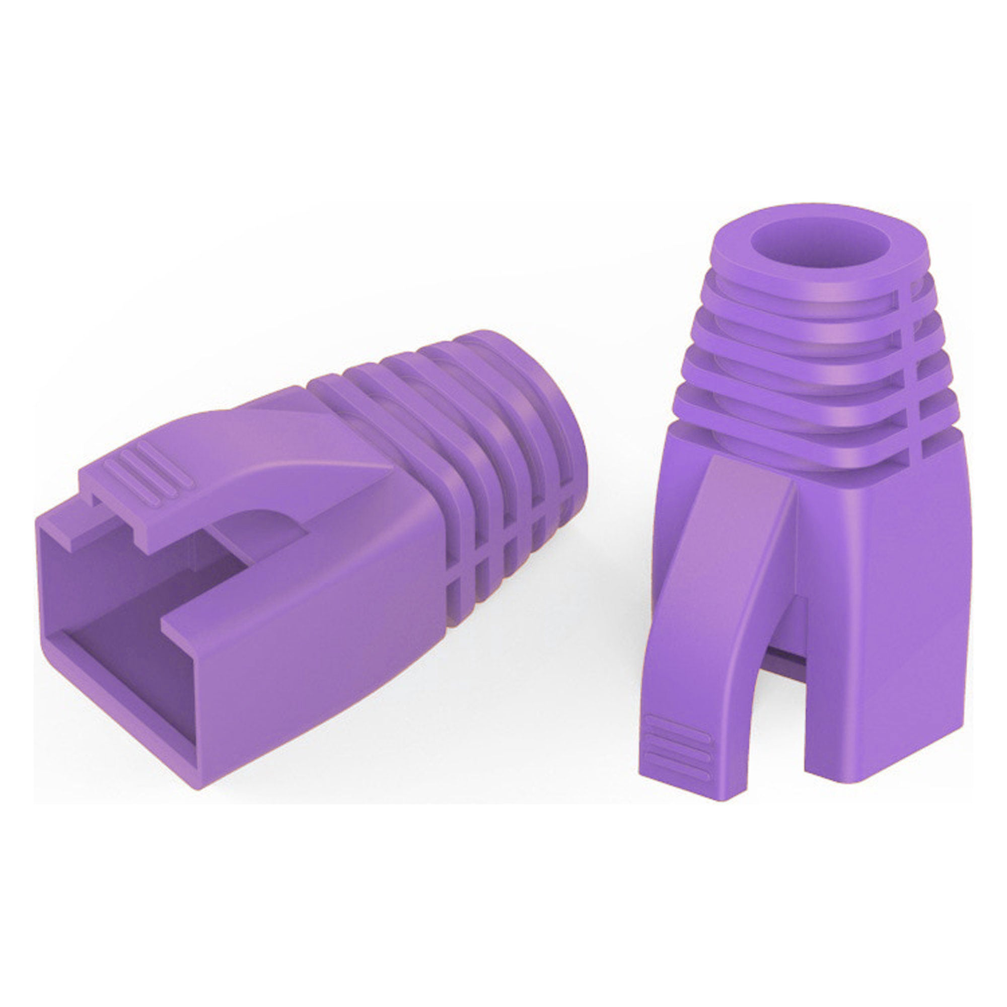 Performance Audio RJ45 CAT6, CAT7 Ethernet Network Cable Strain Relief Boot (8.5mm, Purple)