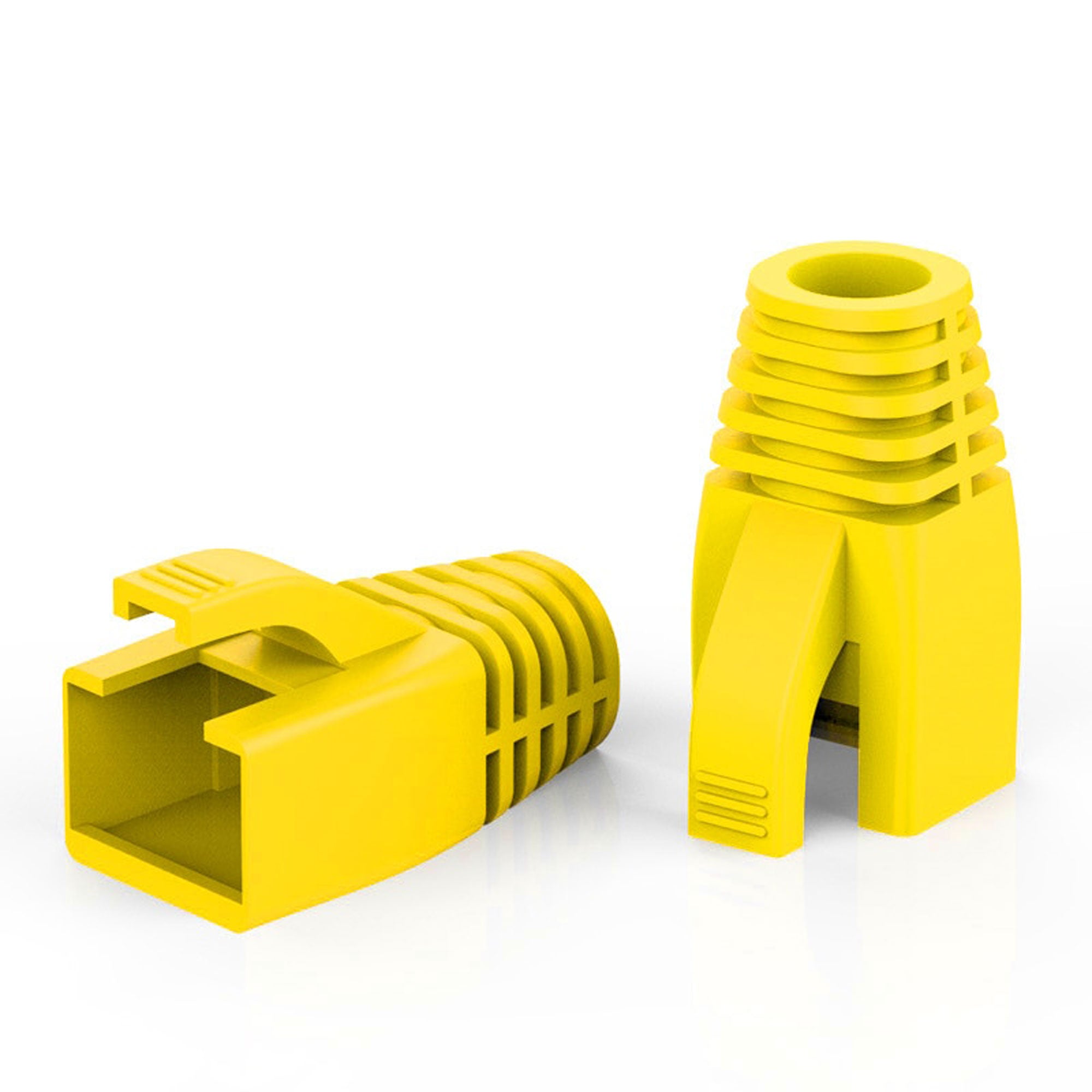 Performance Audio RJ45 CAT6, CAT7 Ethernet Network Cable Strain Relief Boot (8.5mm, Yellow)