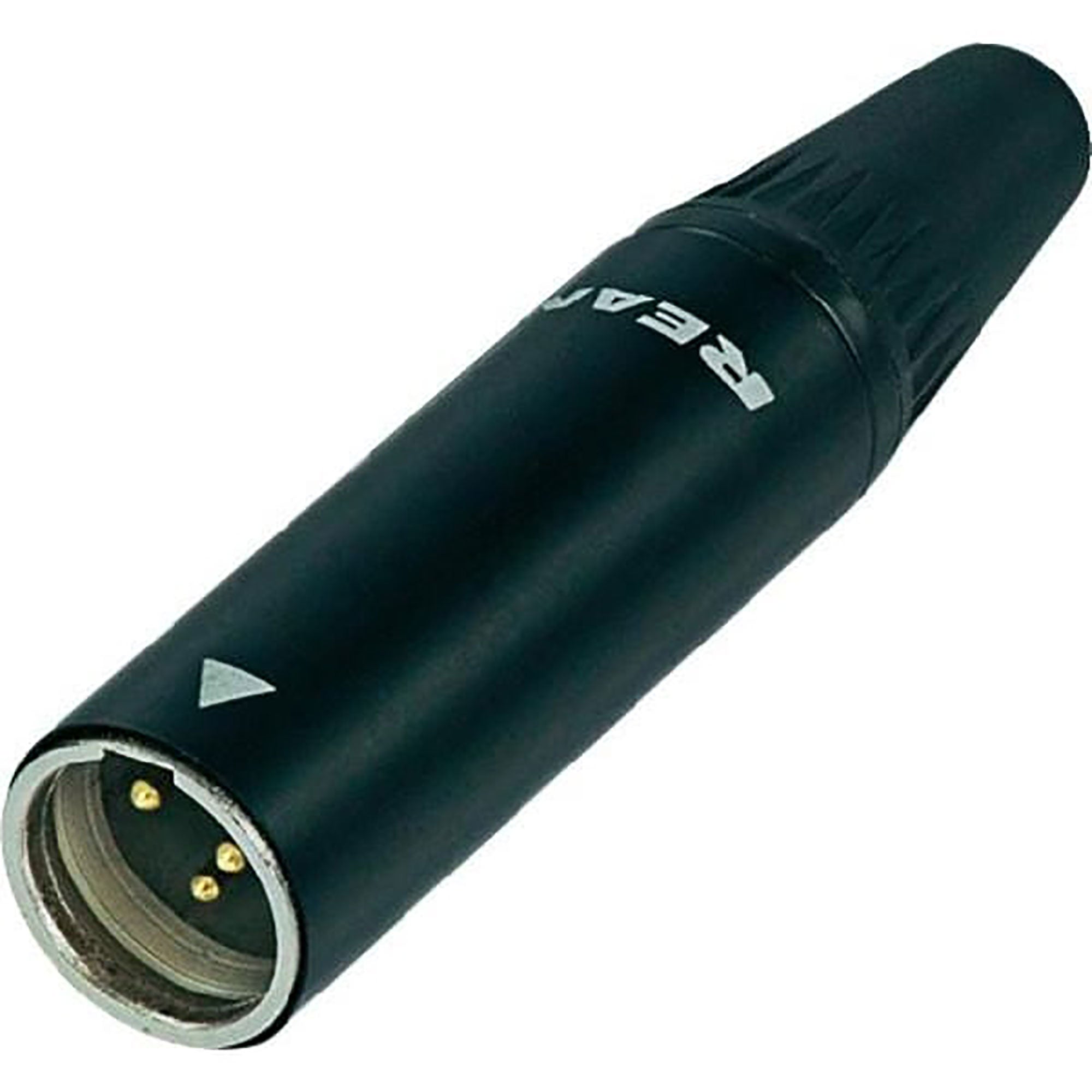 Neutrik Rean RT3MC-B Male 3-Pin Tiny XLR Connector (Black/Gold, Box of 100)