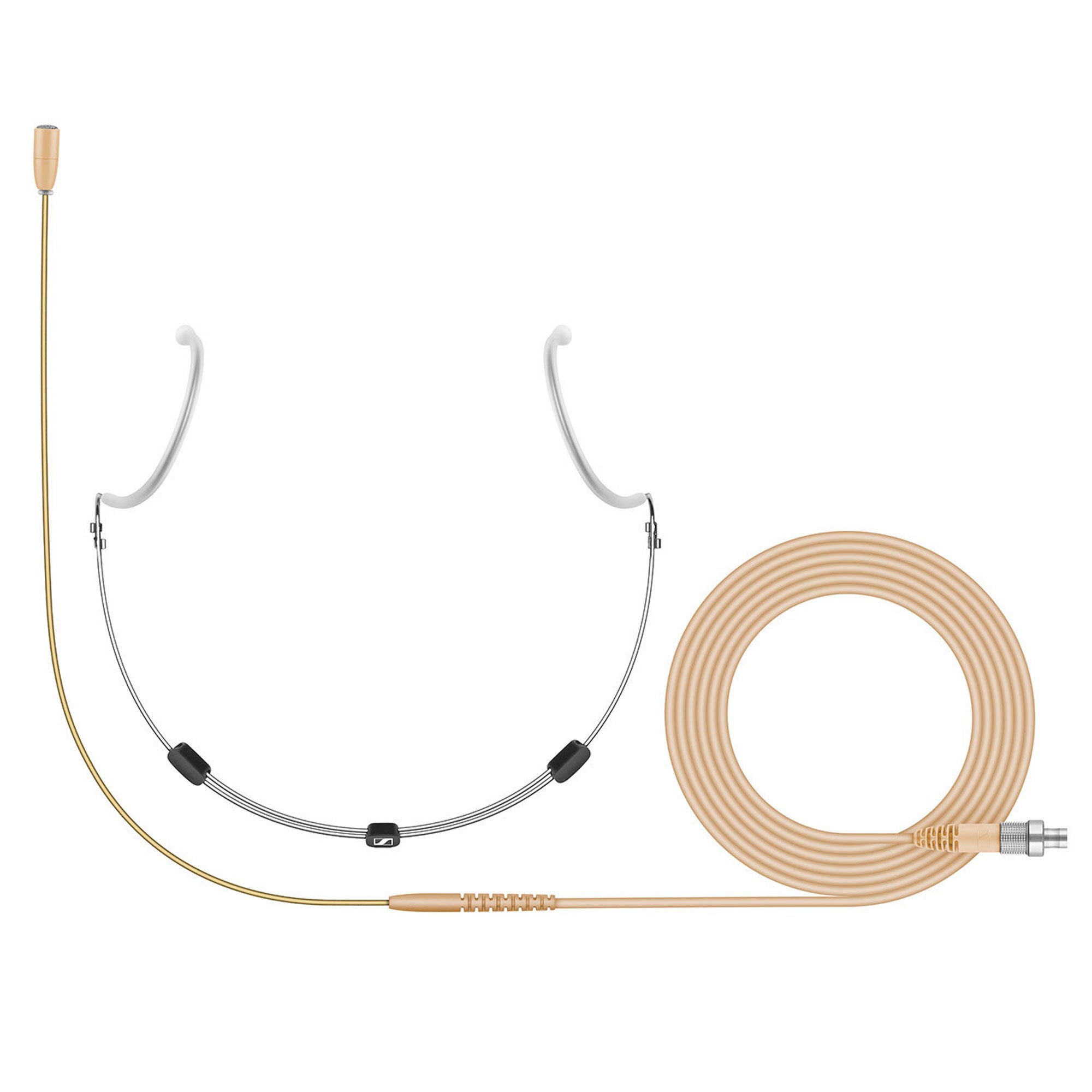 Sennheiser HSP Essential Omnidirectional Neckworn Microphone with 3-Pin LEMO Connector (Beige)