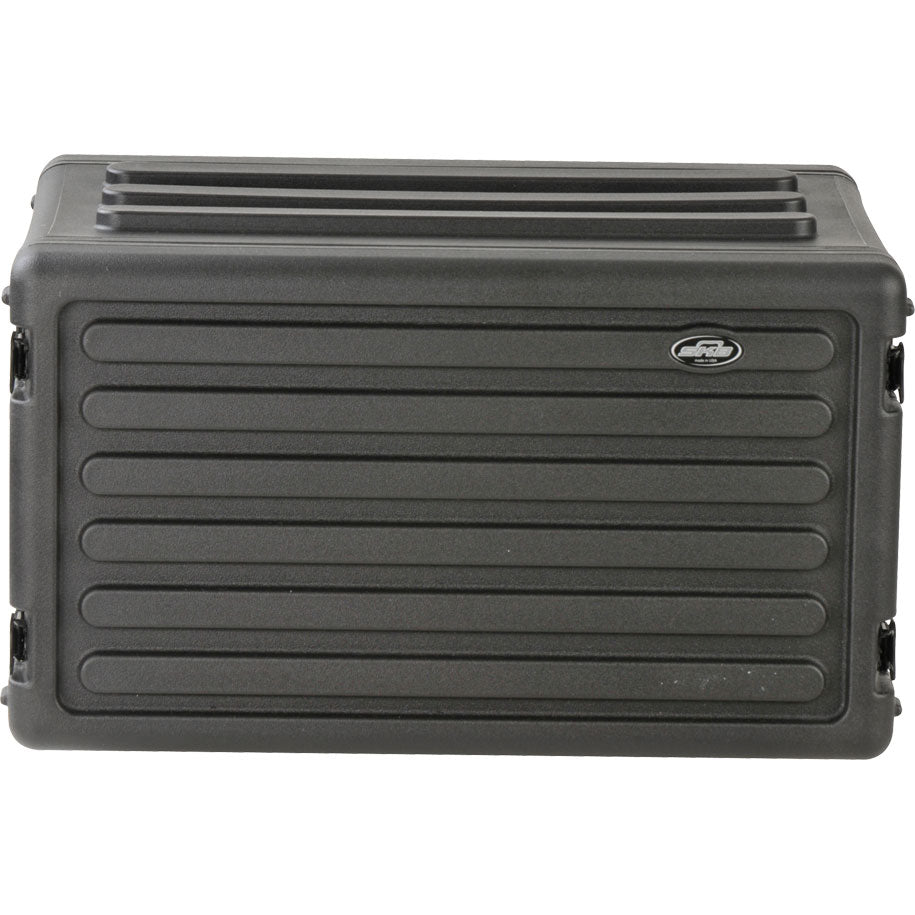 SKB 1SKB-R6S Roto-Molded Shallow Rack Case with Steel Rails (6U)