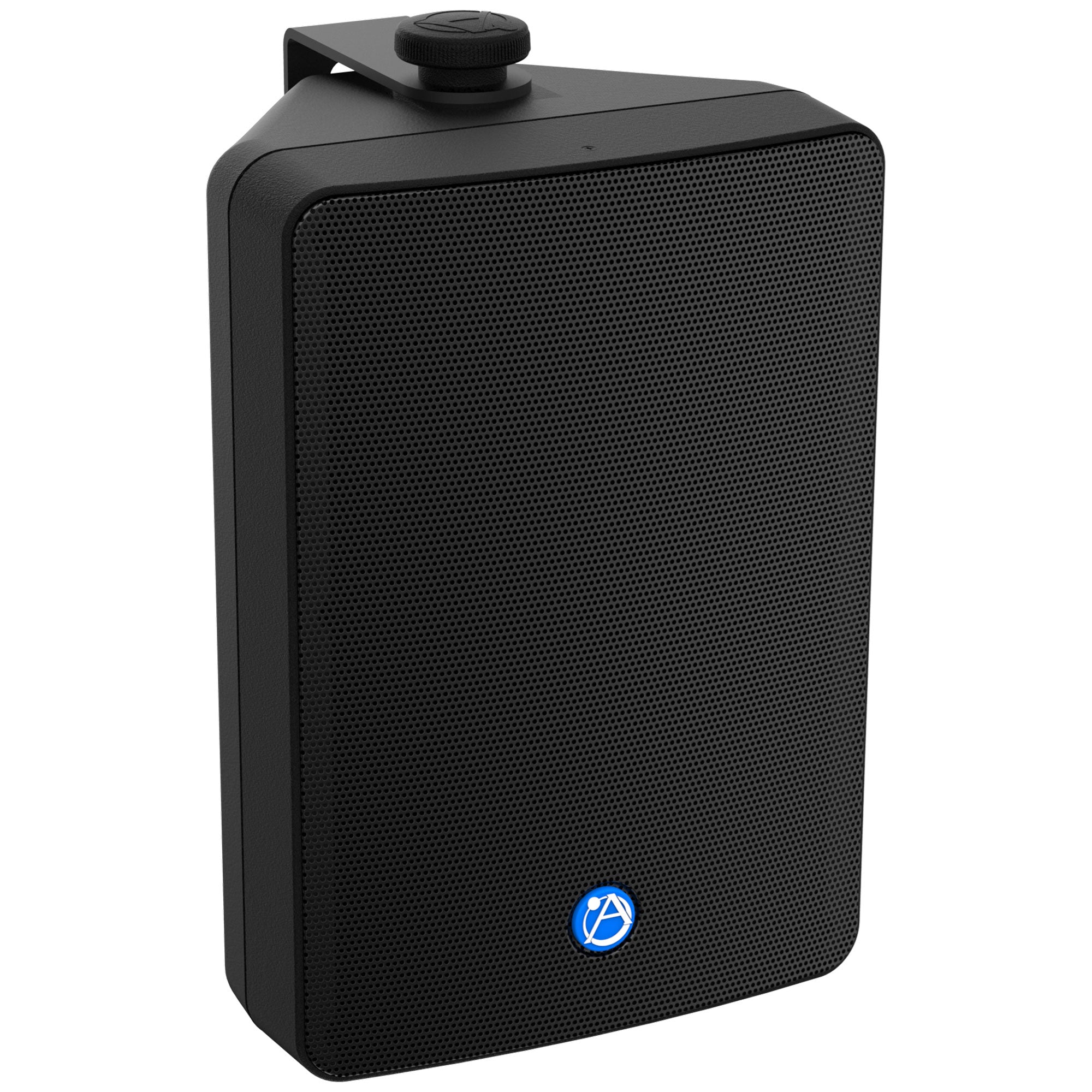 AtlasIED SM63T-B 6.5" 2-Way All Weather Speaker with 32-Watt 70V/100V Transformer (Black, Pair)