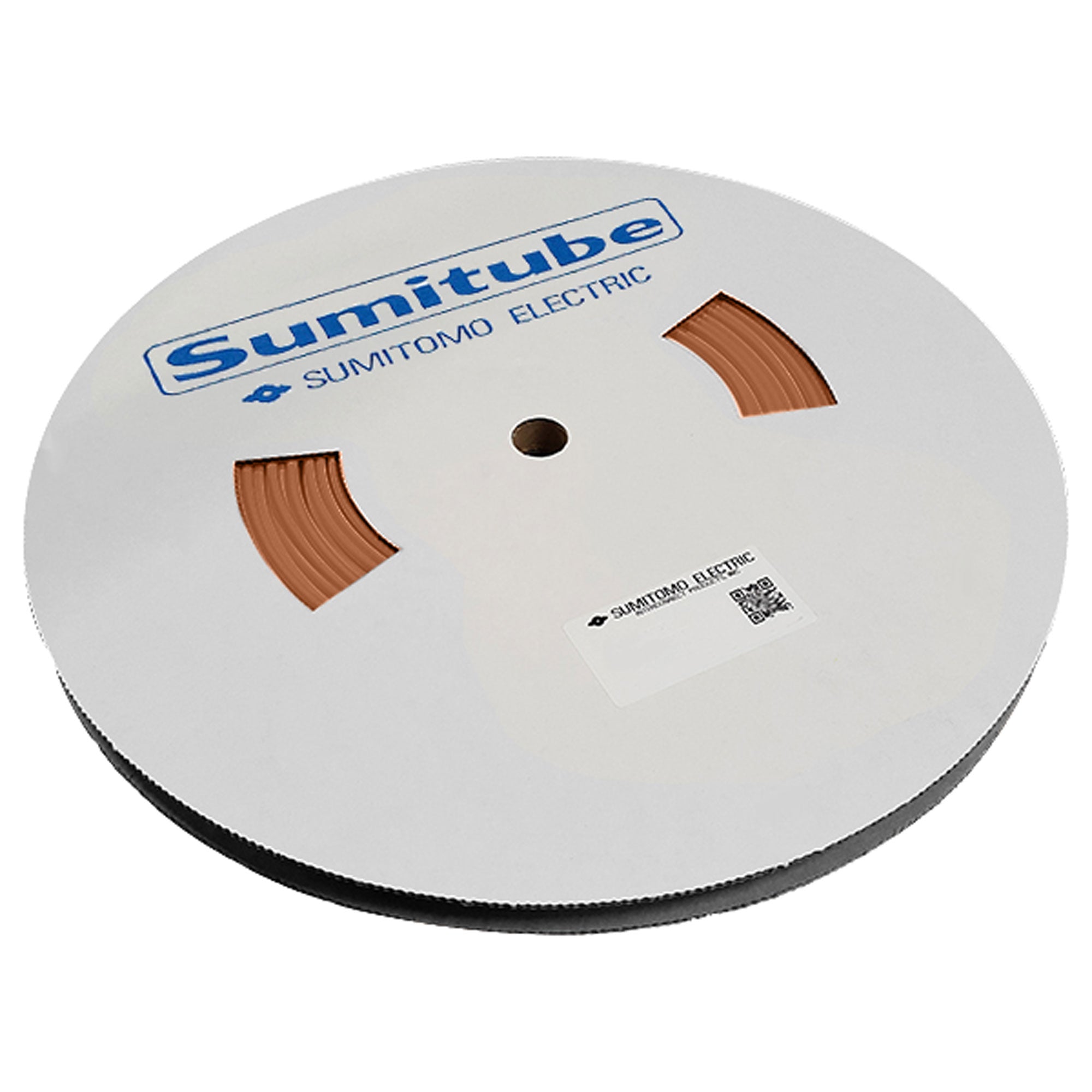Sumitomo Sumitube B2 1-1/2" Flexible Polyolefin 2:1 Heat Shrink Tubing - Brown (200' Spool) Image 1