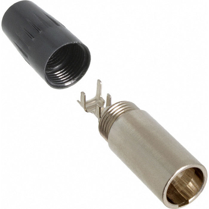 Switchcraft TA6MLX Male 6-Pin Tini-QG Mini-XLR Cable Connector for Large Cable (Nickel)